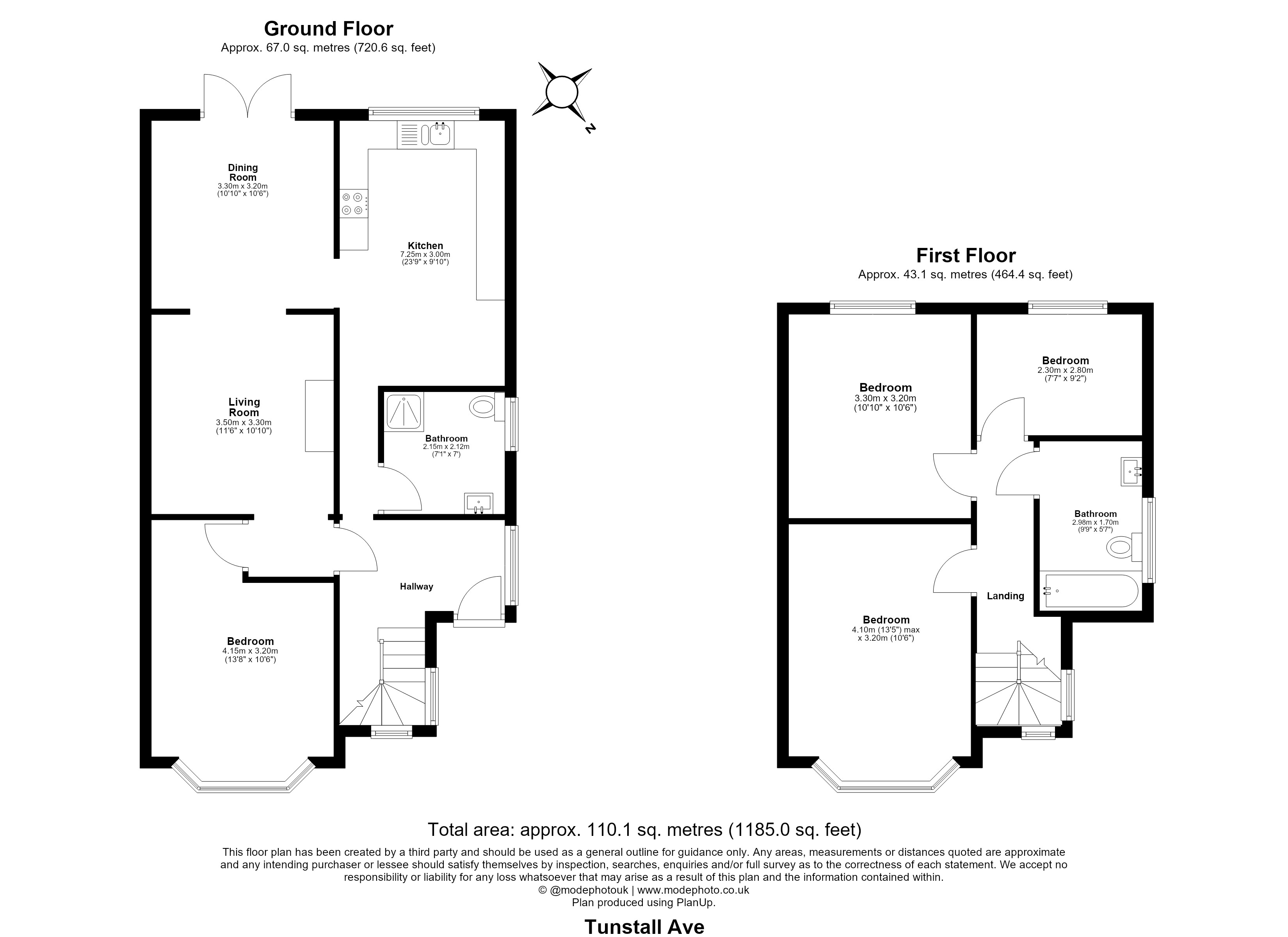 14, Tunstall Avenue, Ilford floorplan