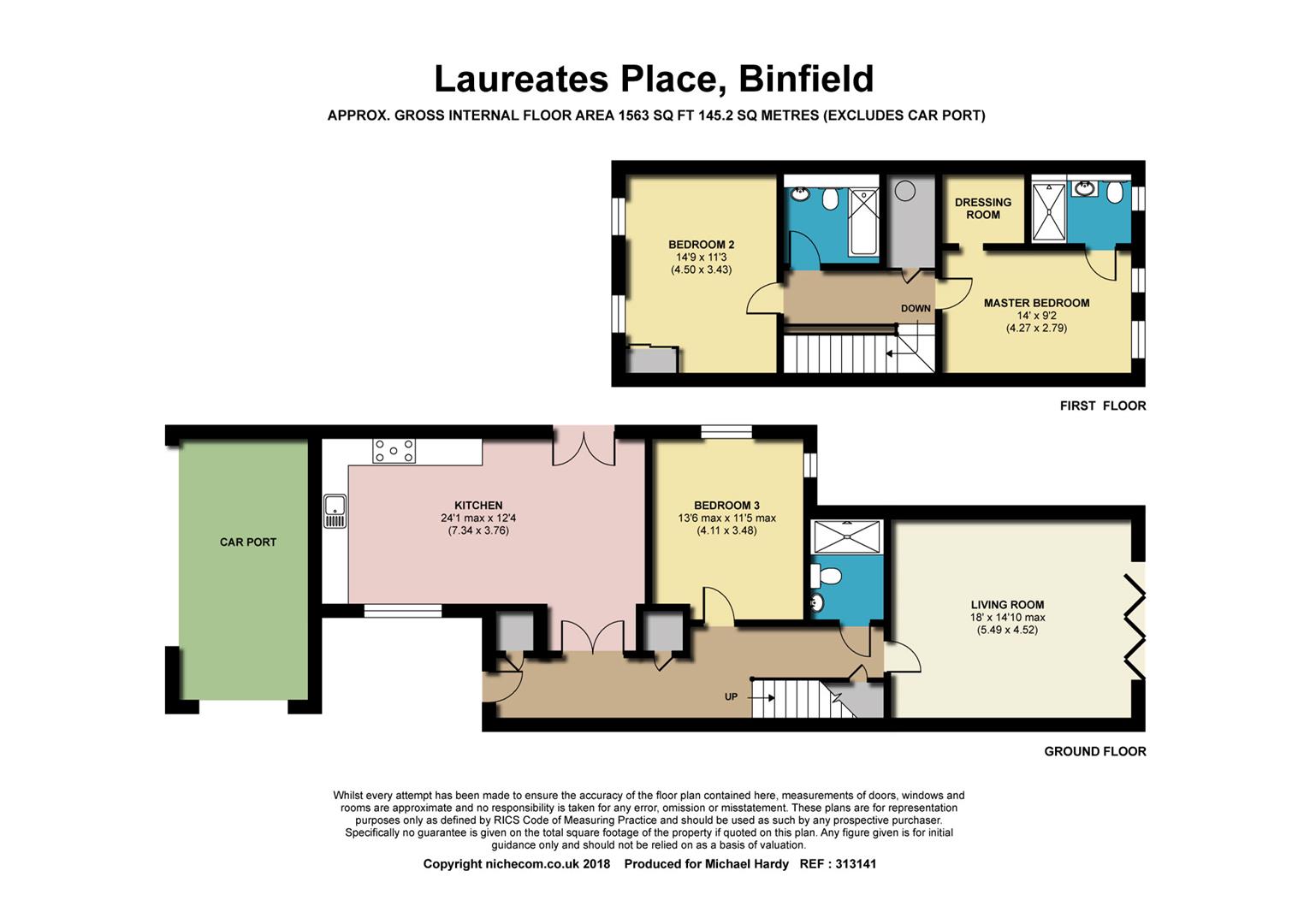 3 Bedrooms Semi-detached house for sale in Laureates Place, Binfield, Berkshire RG42