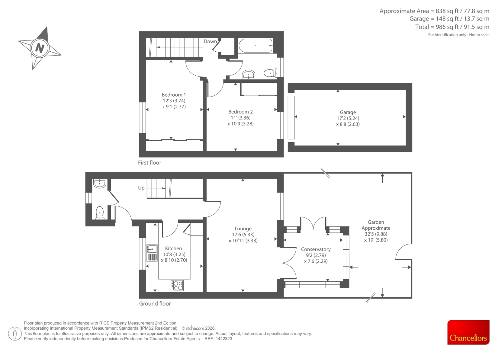 7, Sycamore Place, Burford floorplan
