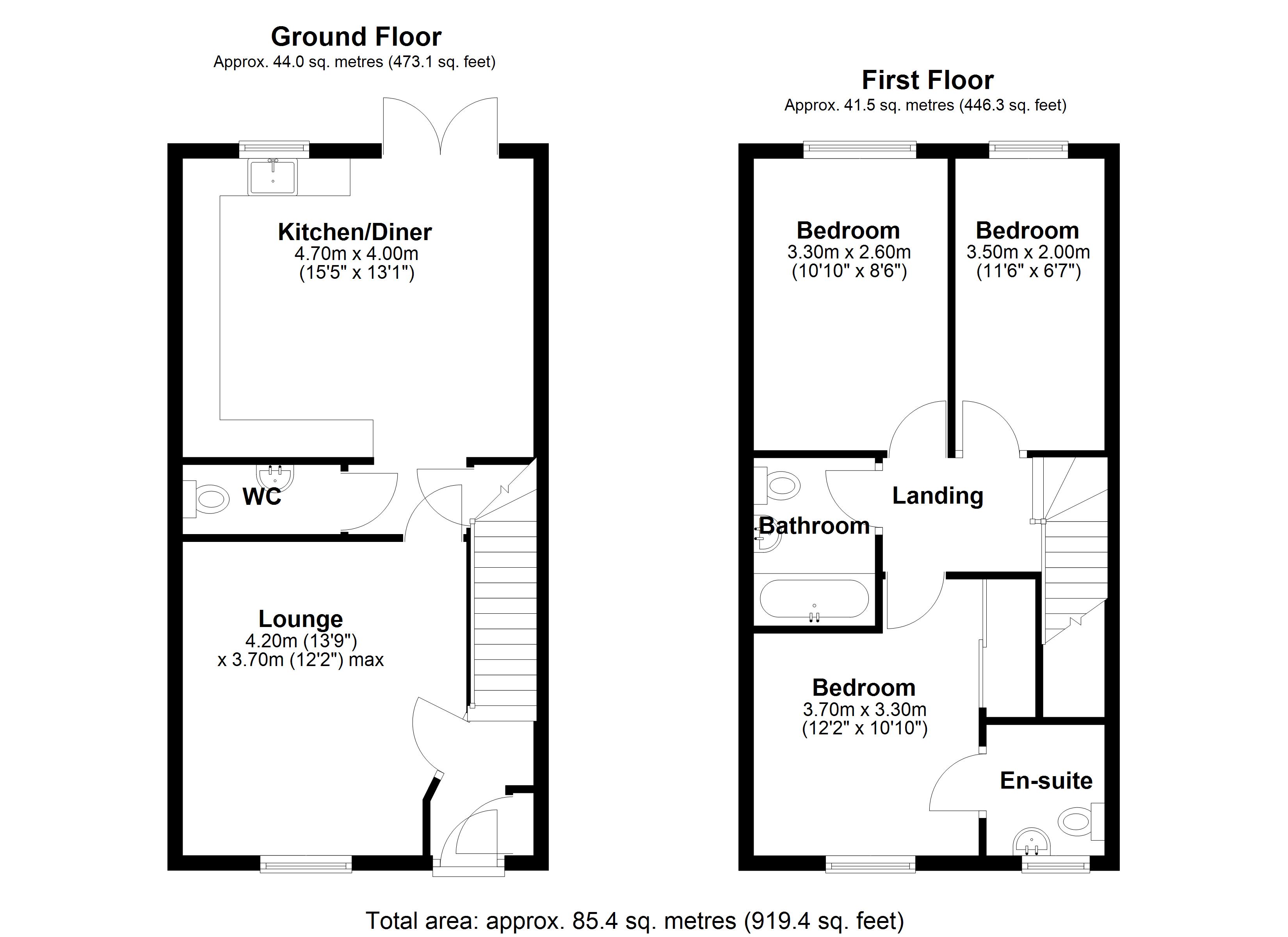 39, Vale View Road, Suffolk floorplan