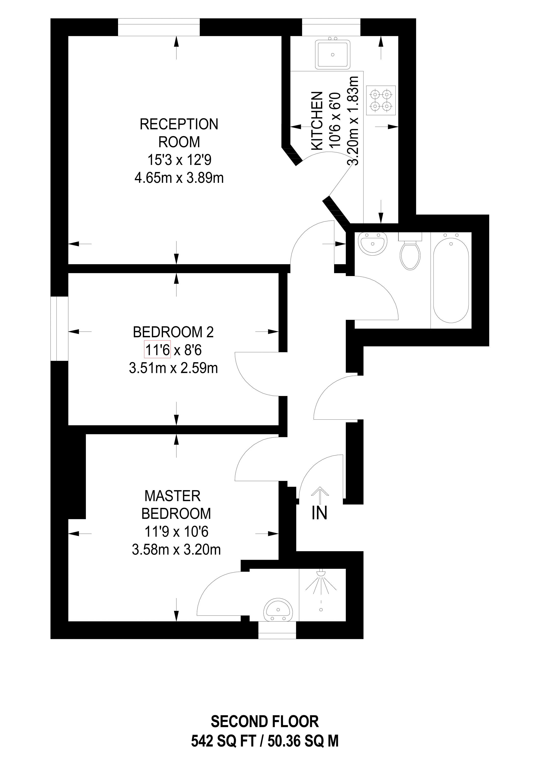 2 Bedrooms Flat to rent in London Road, Guildford GU1
