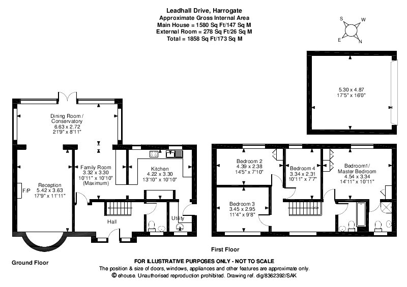 4 Bedrooms Detached house for sale in Leadhall Drive, Harrogate, North Yorkshire HG2
