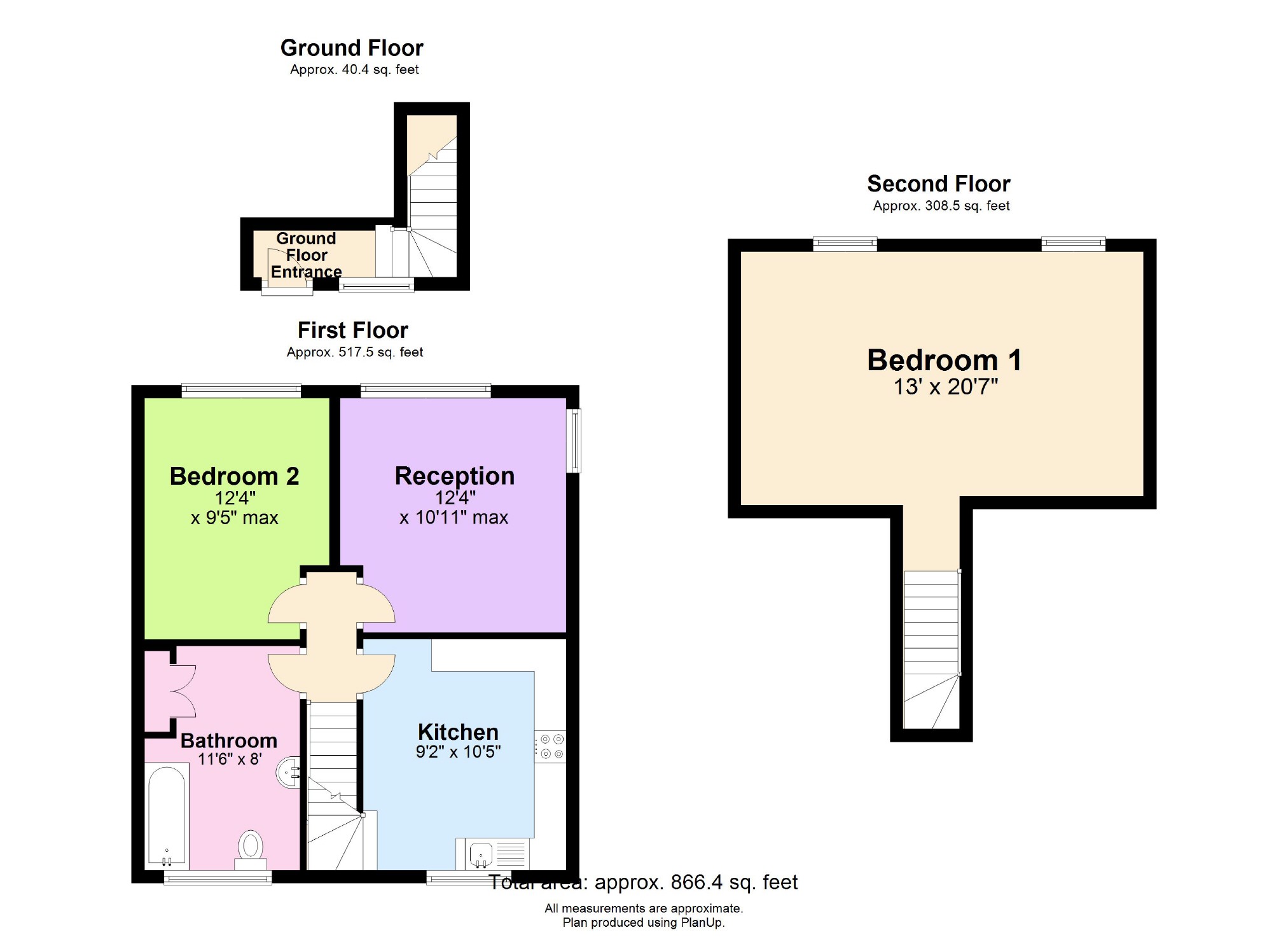 2 Bedrooms Maisonette to rent in Akeman Street, Tring HP23