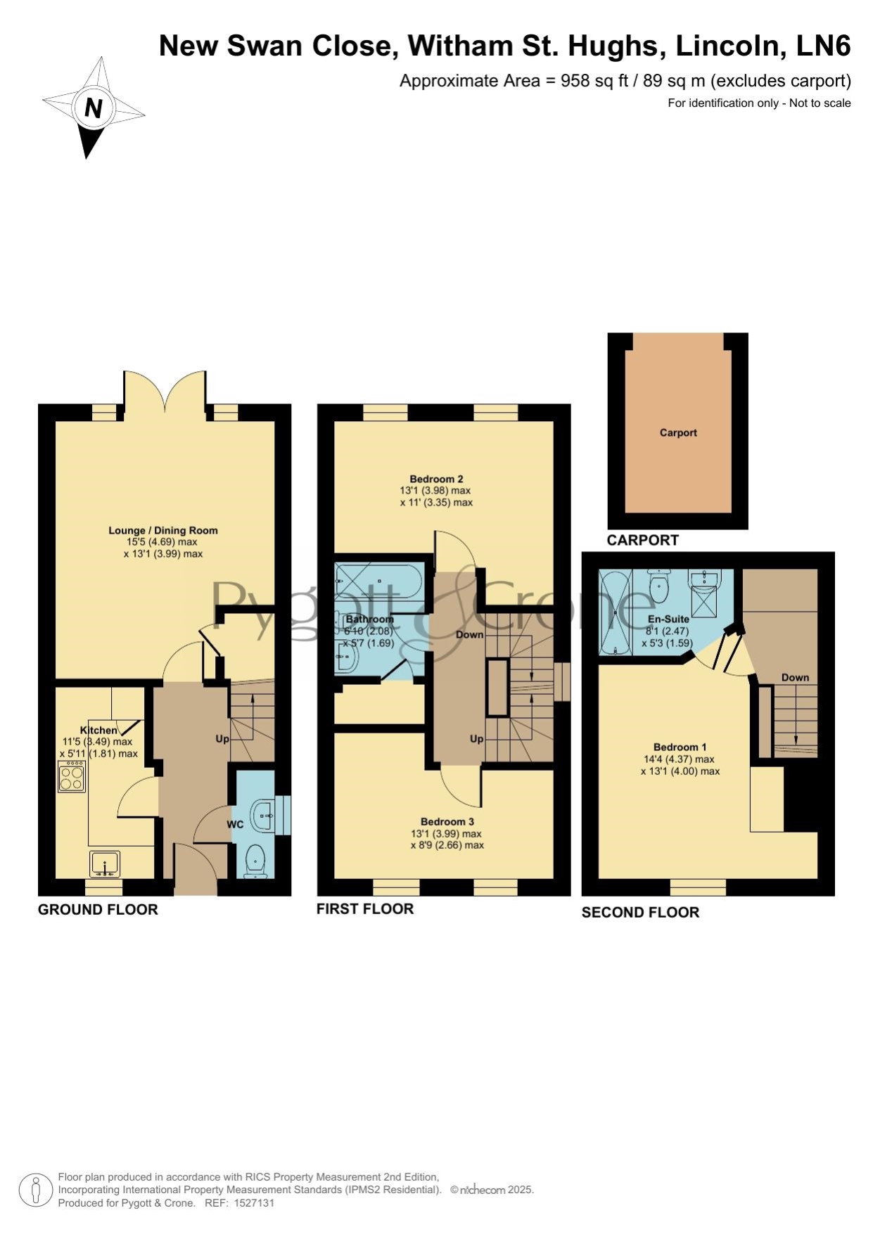 39, New Swan Close, Lincoln floorplan