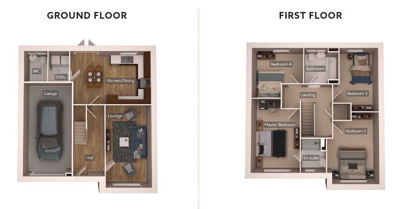 The Malham, Live, The Pastures, Harrogate floorplan