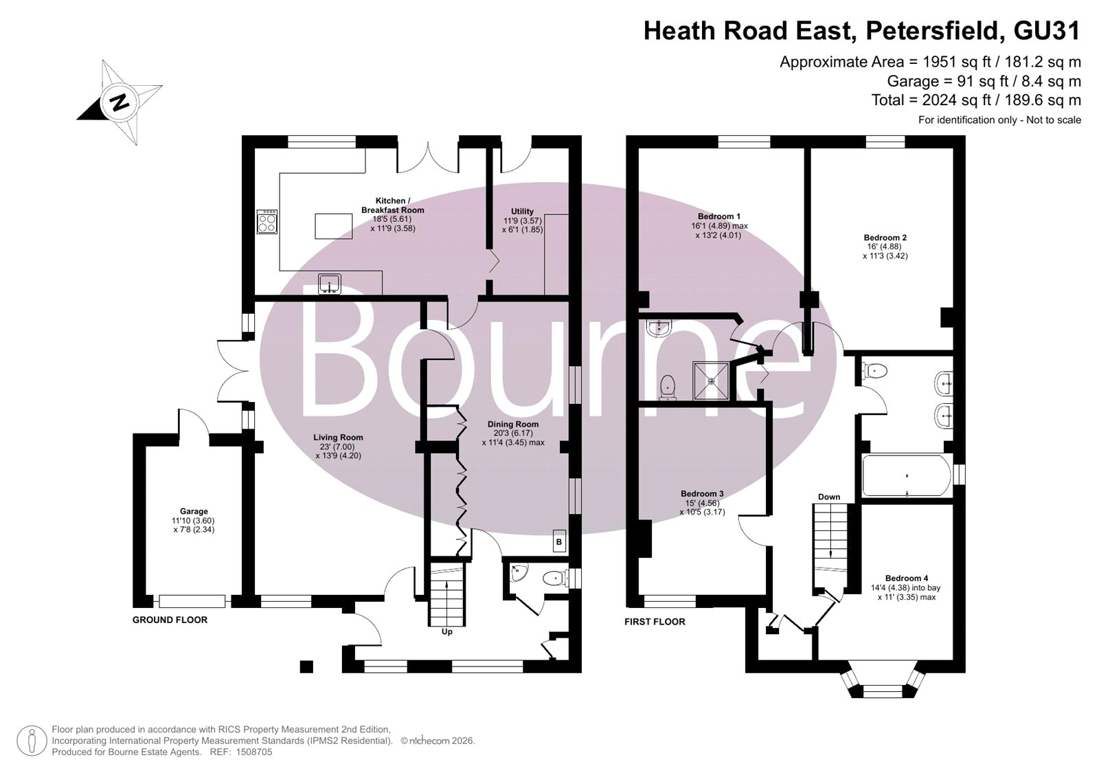 33, Heath Road East, Petersfield floorplan