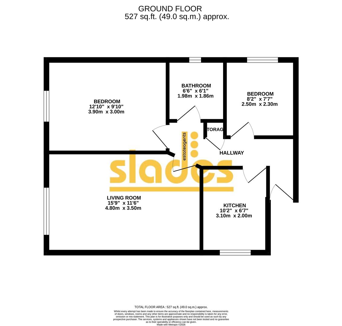 Flat 4 Henley Court, 146, Richmond Park Road, Bournemouth floorplan