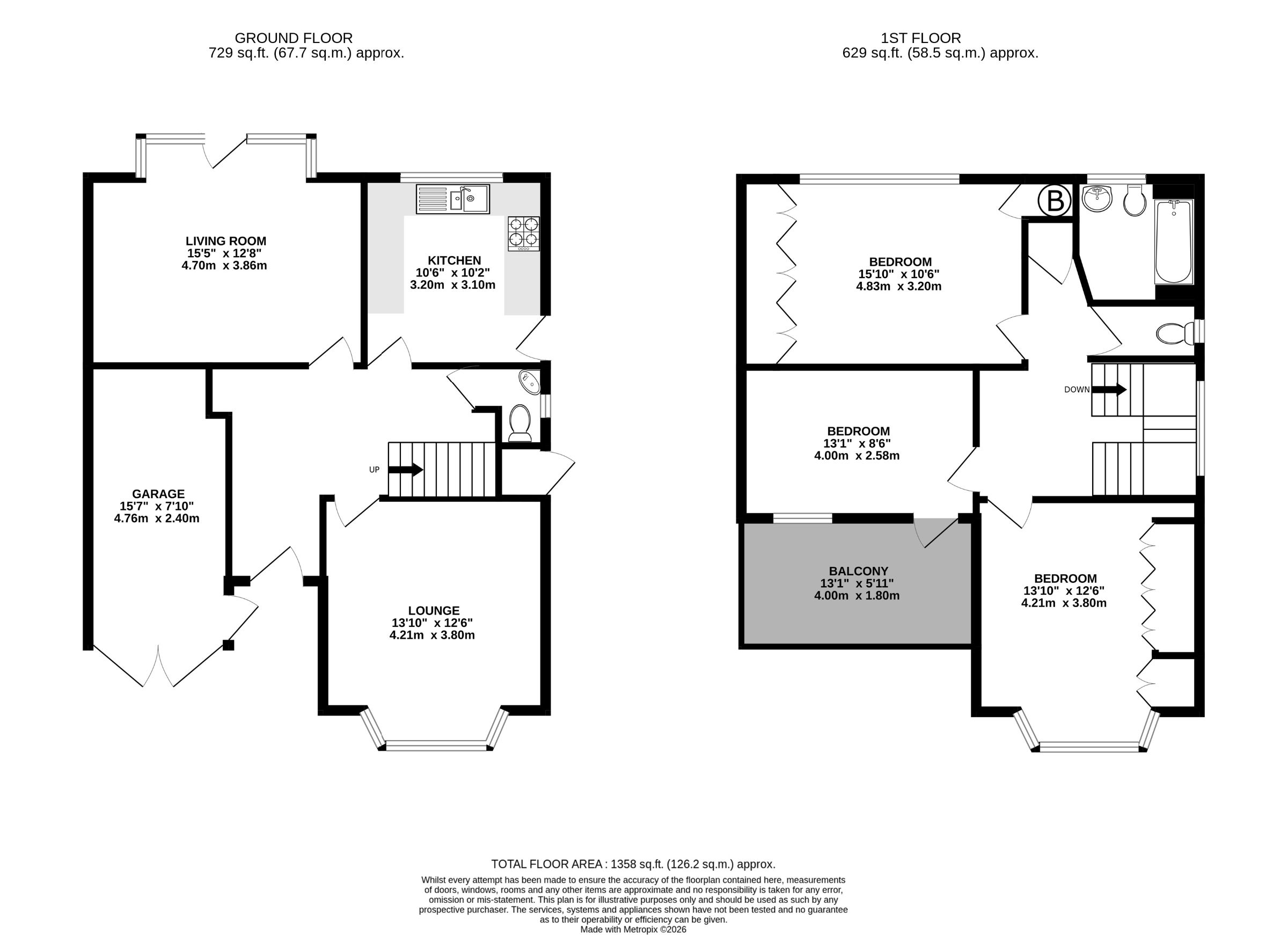 4 Overton Road, London floorplan