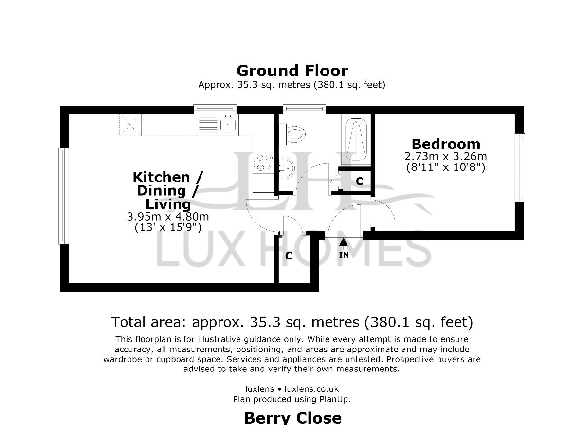 16 Berry Close, Hornchurch floorplan