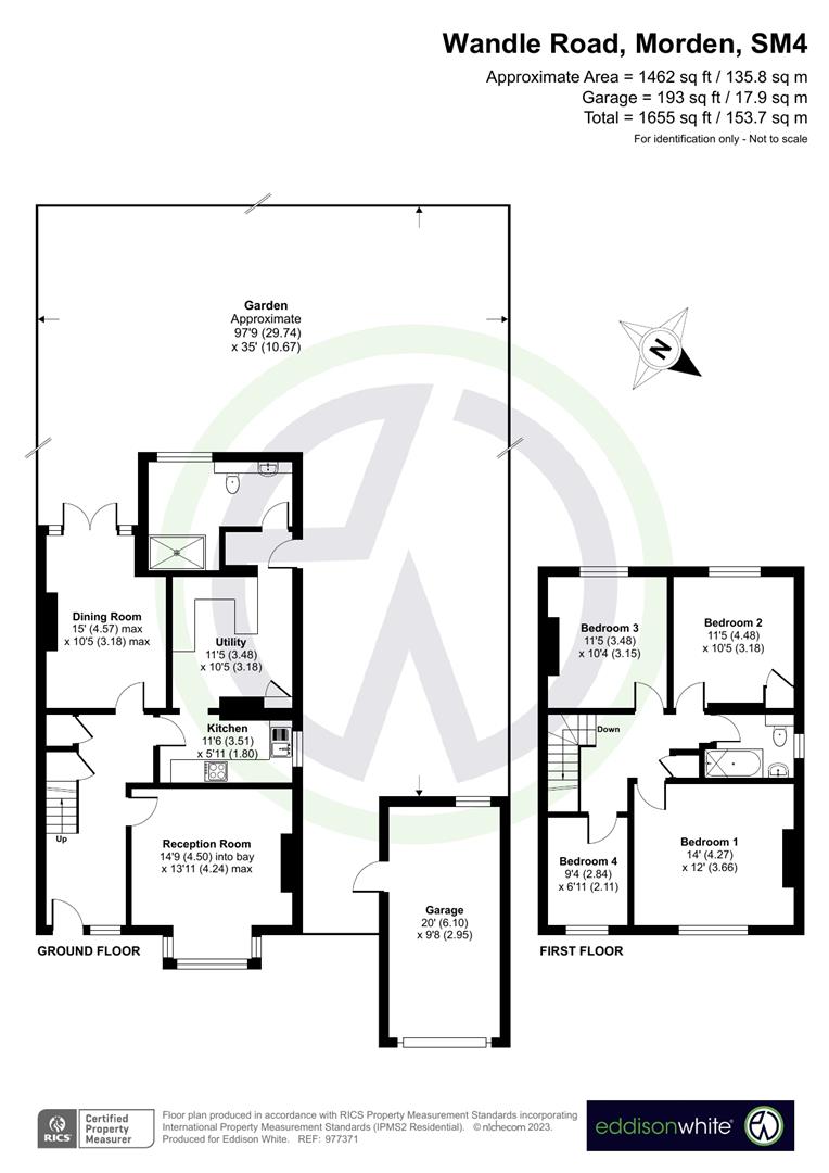4 bed semidetached house for sale in Wandle Road, Morden SM4