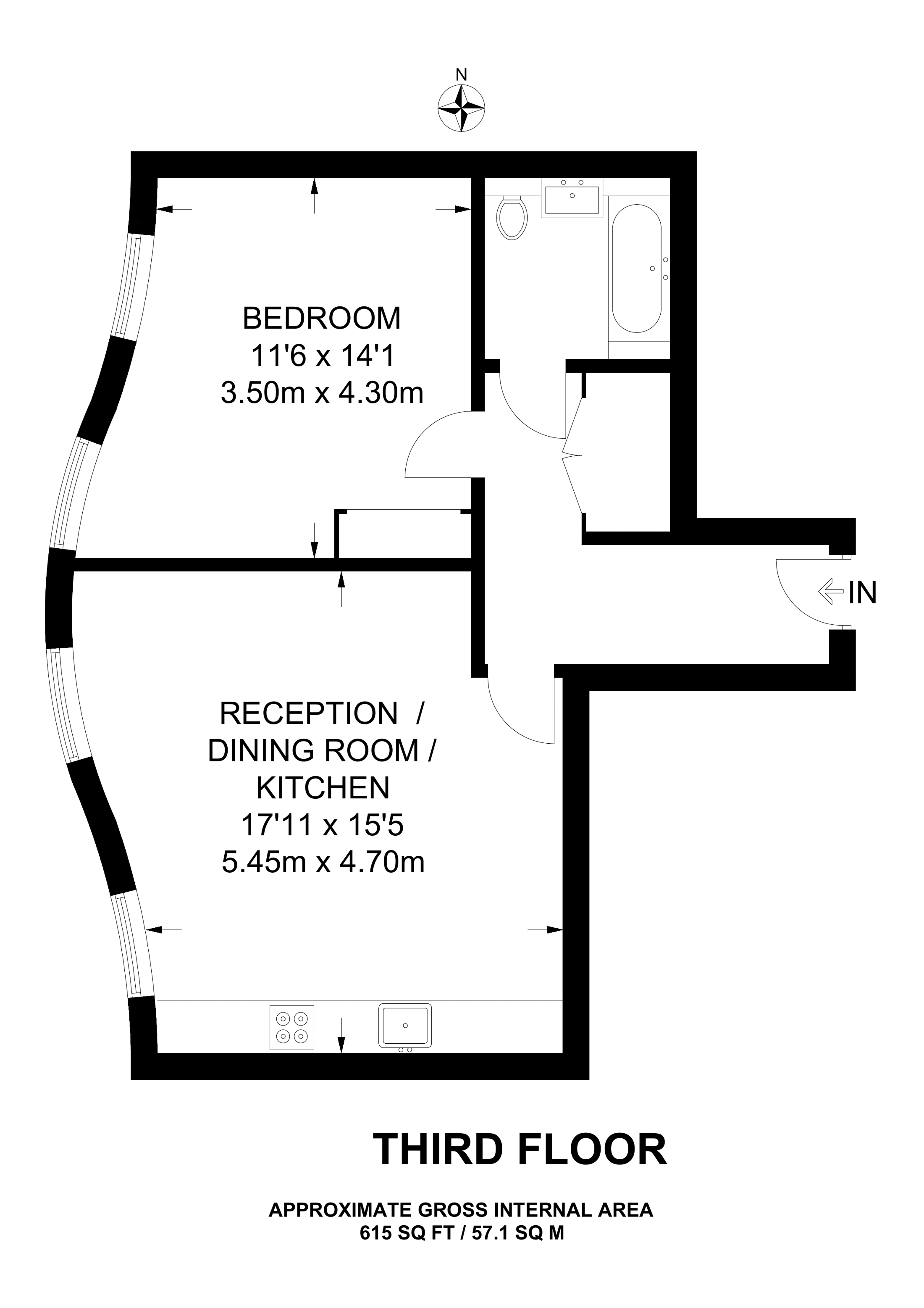 1 Bedrooms Flat to rent in Islington Square, Angel N1