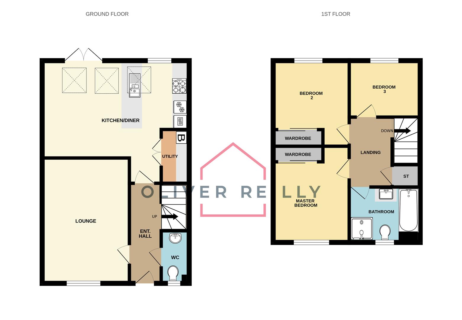 15, Cloverfield Place, Newark floorplan