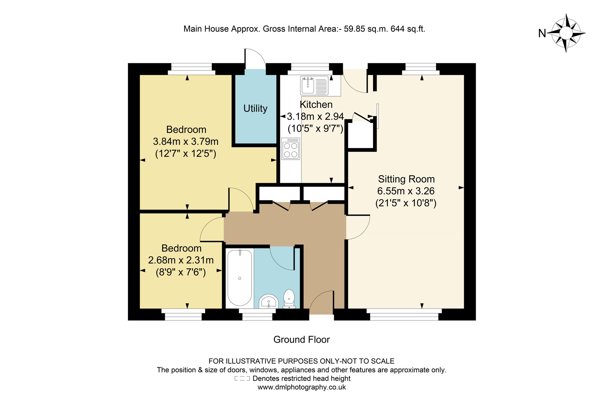 11 Evenlode Gardens, Moreton-In-Marsh floorplan