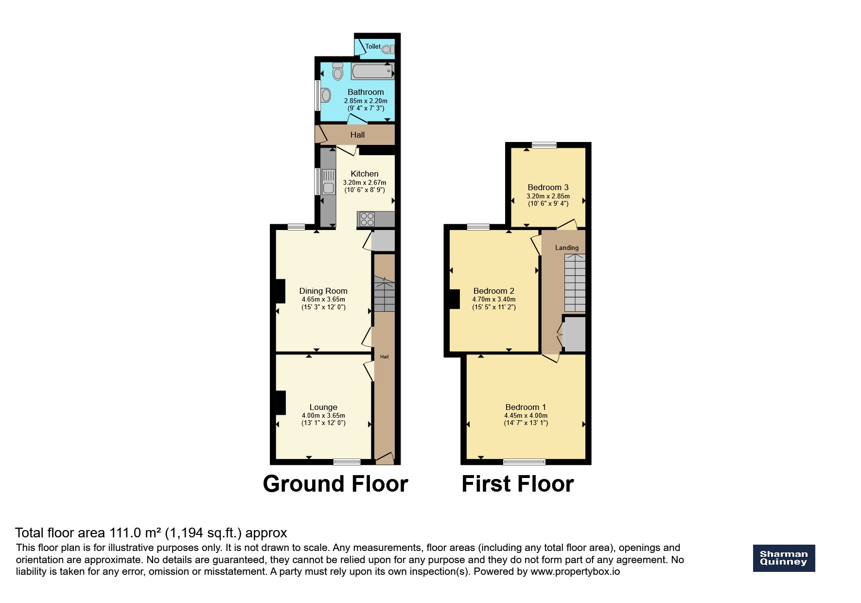 15, Palmerston Road, Peterborough floorplan