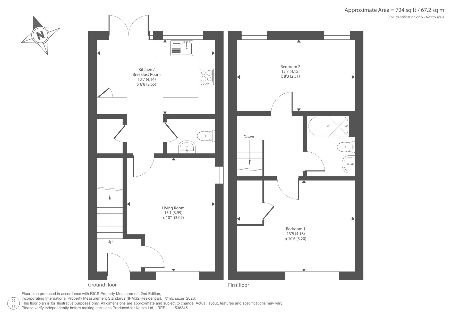 48, Surbiton Close, Hull HU8 0TF, Hull floorplan