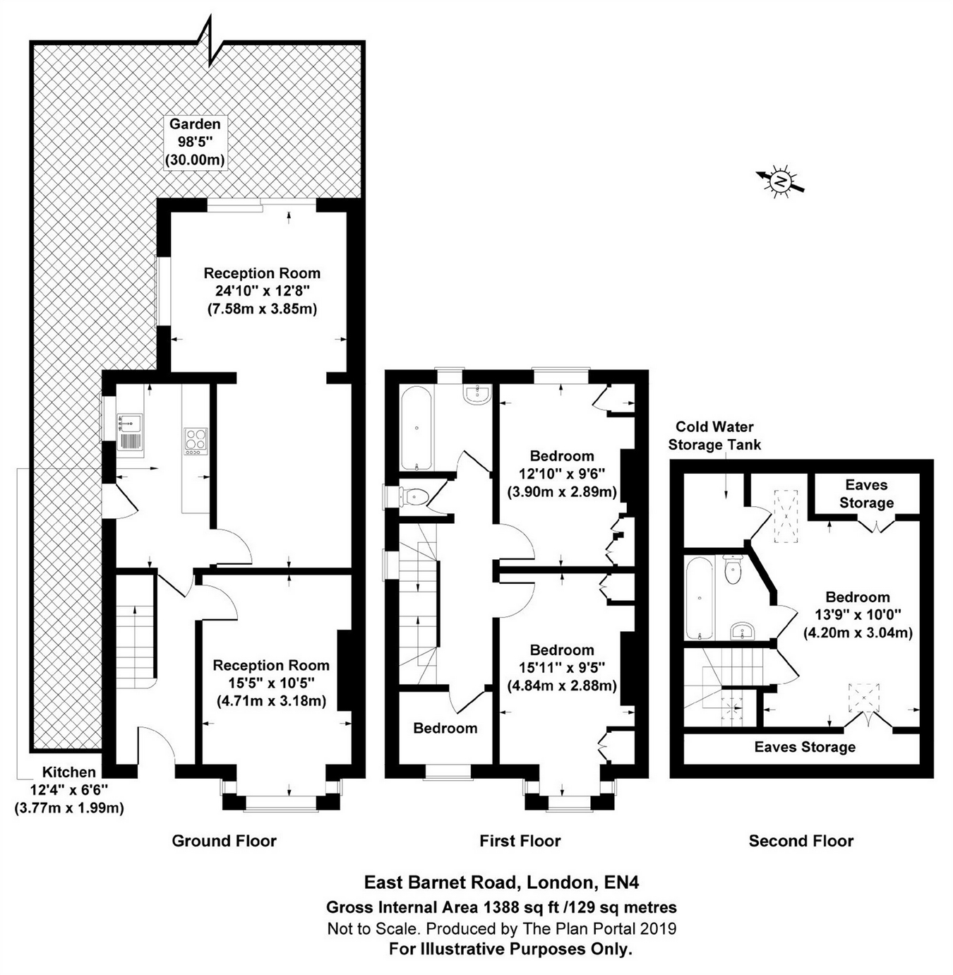 4 Bedrooms Detached house for sale in East Barnet Road, New Barnet, Herts. EN4