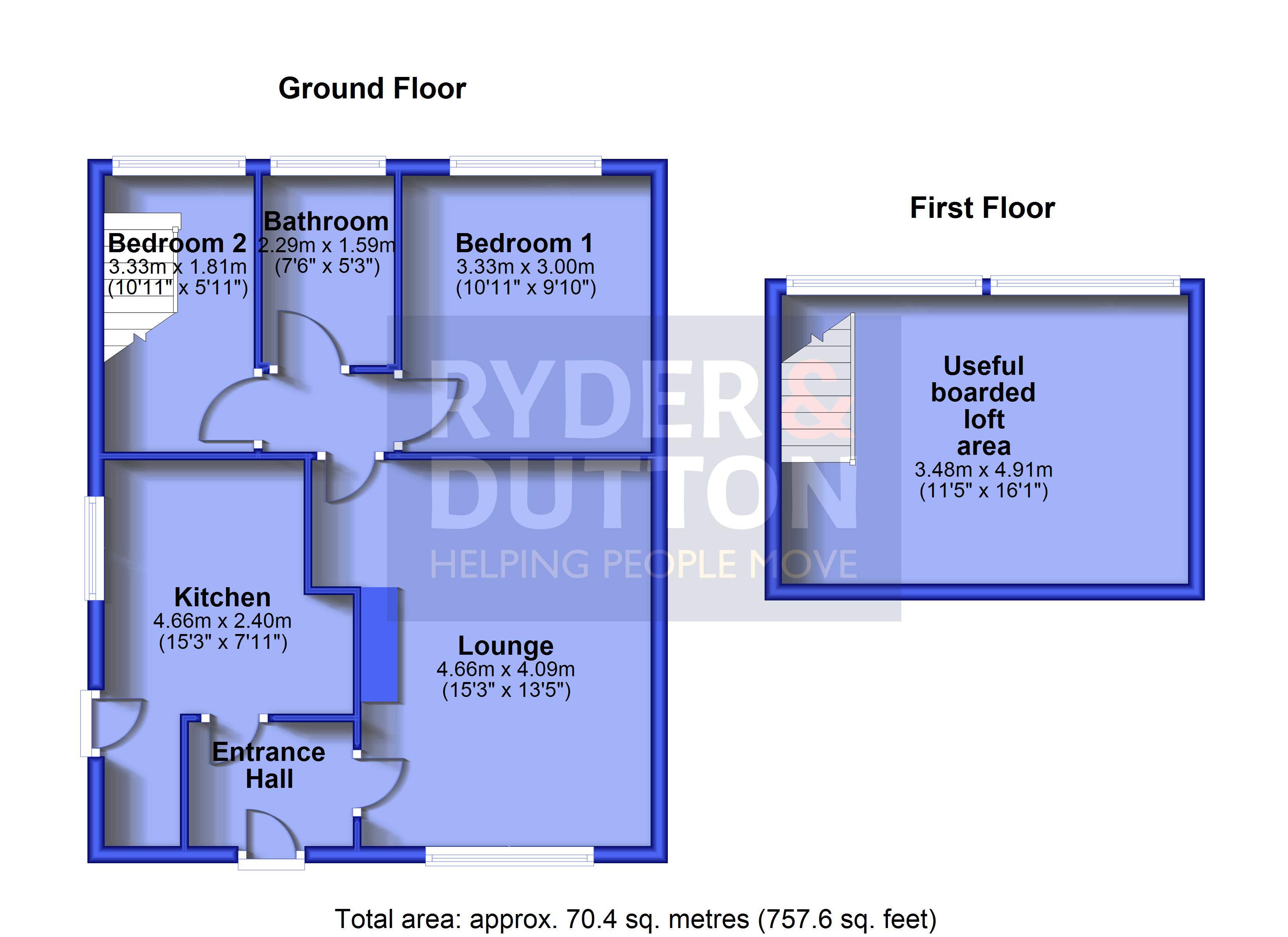 12, Holly Bank, Oldham floorplan
