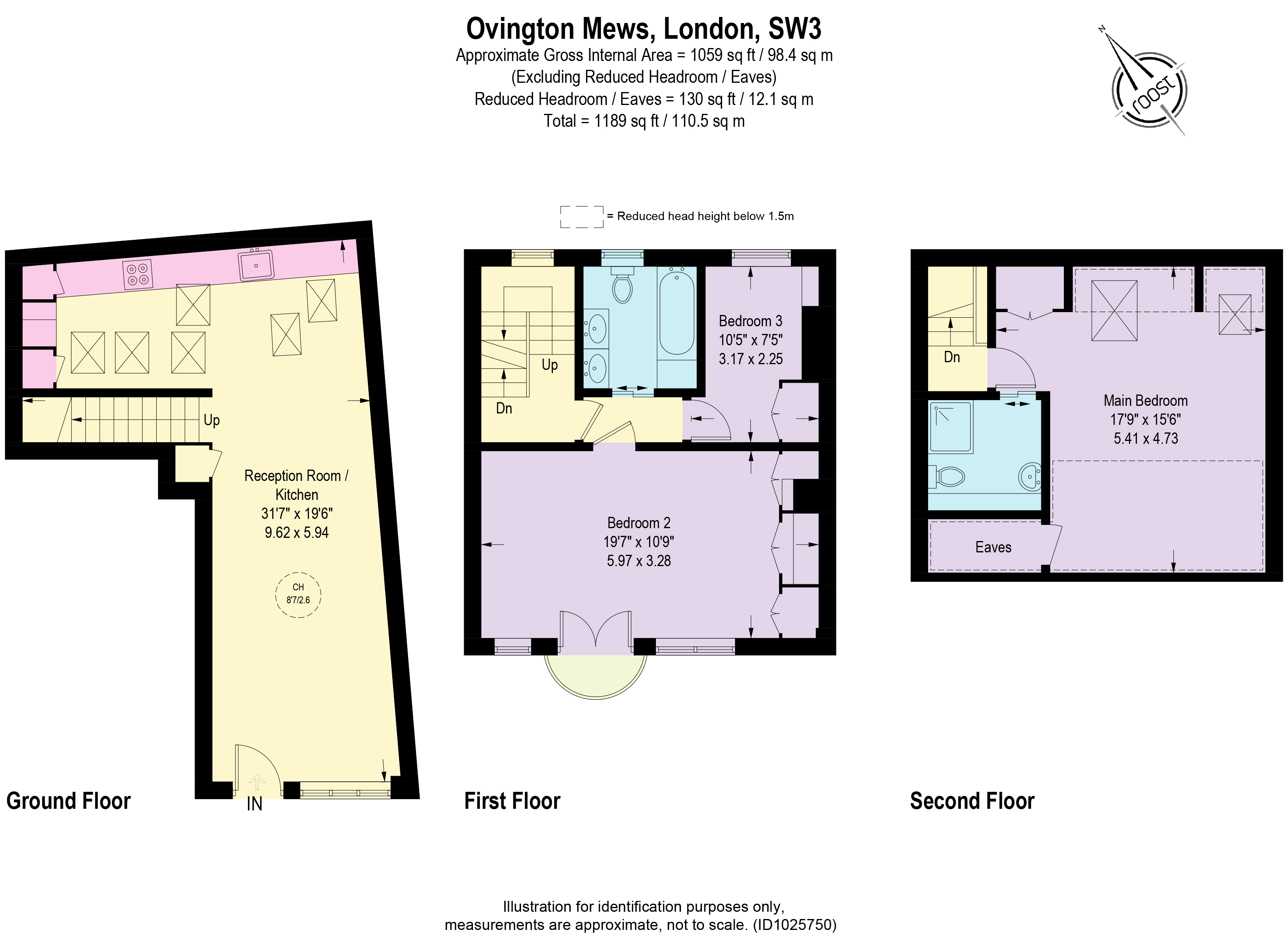 Ovington Mews, London floorplan