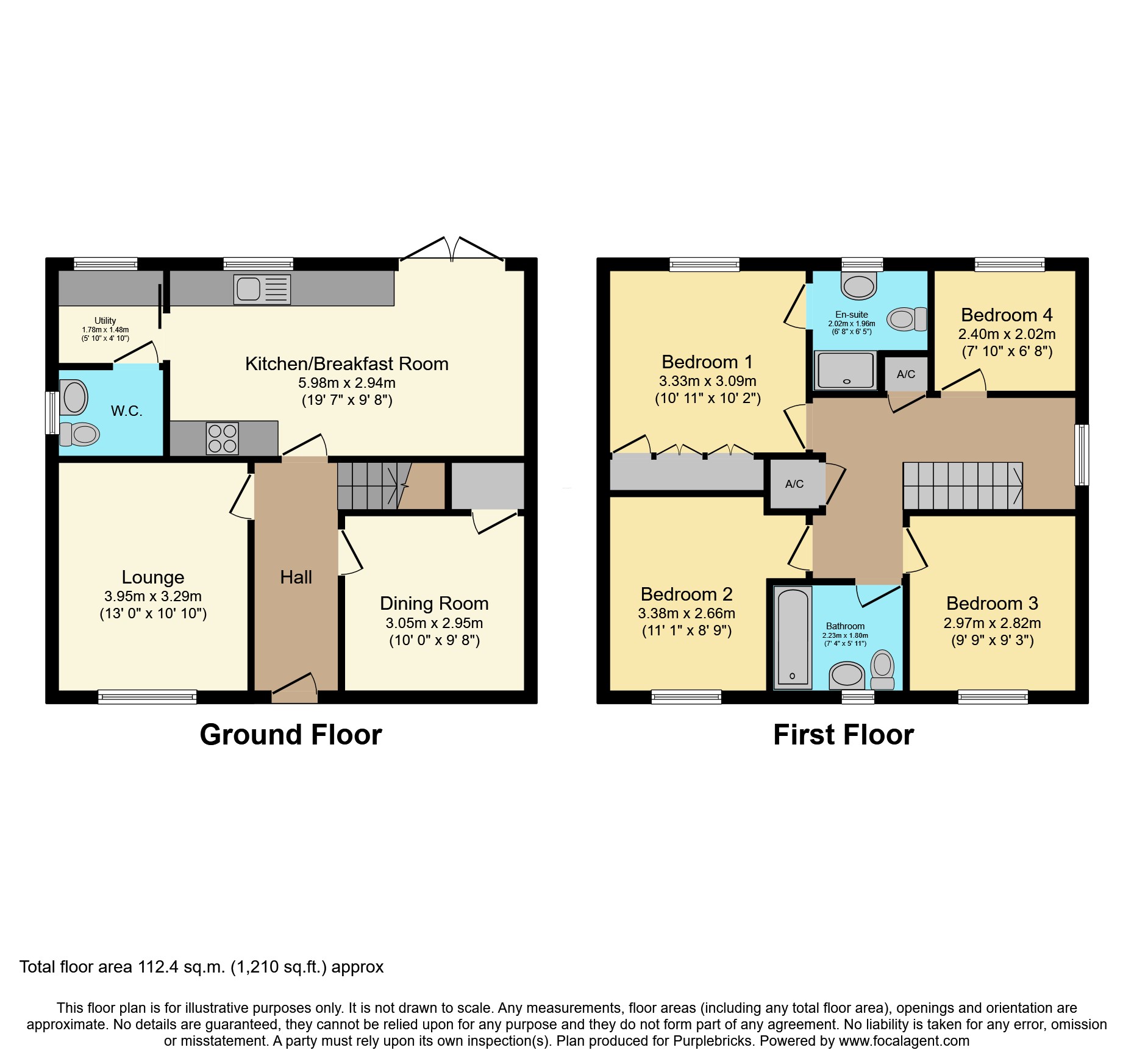 20, Reedmace Way, Crewe floorplan