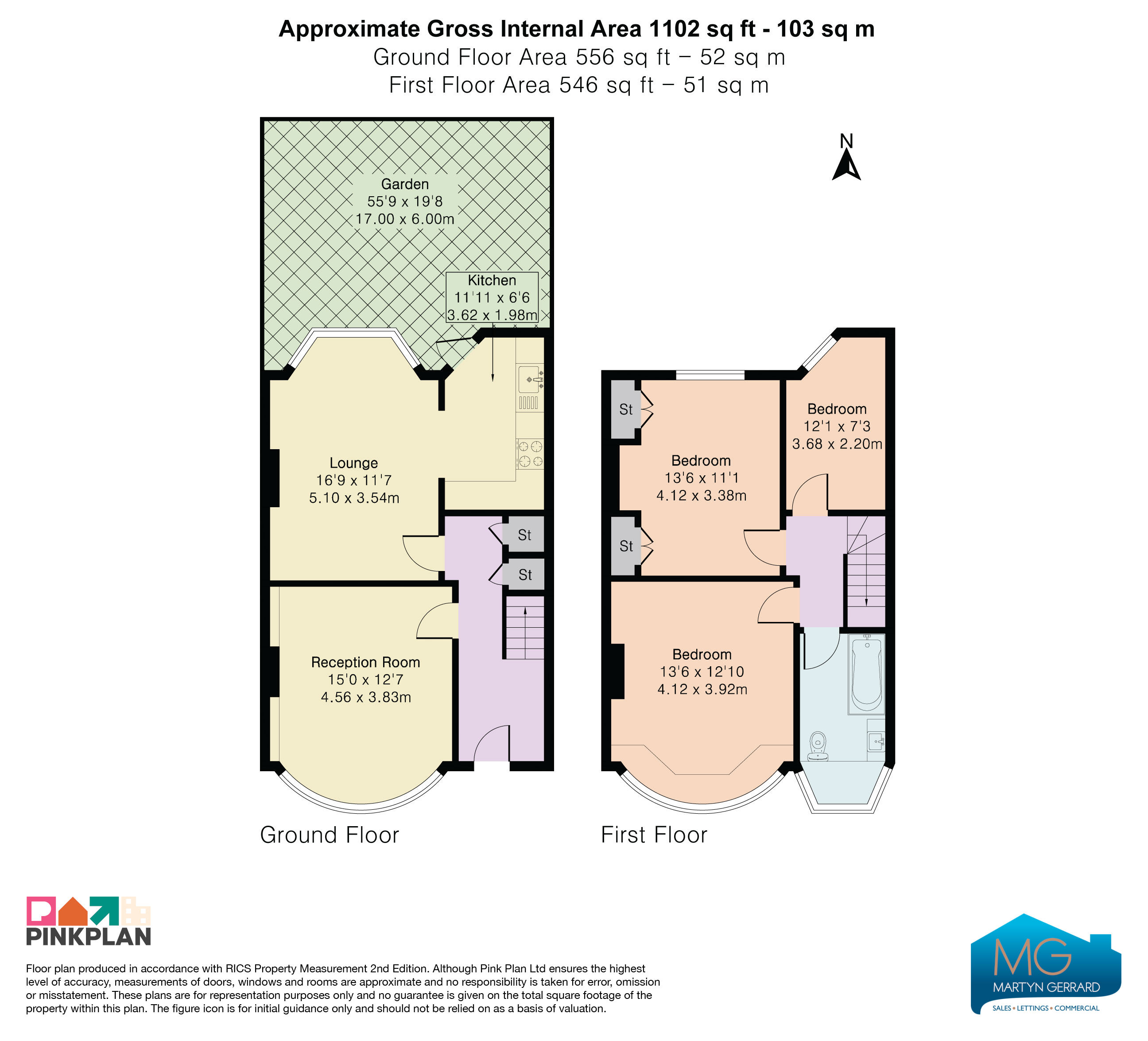 48, Fallow Court Avenue, London floorplan