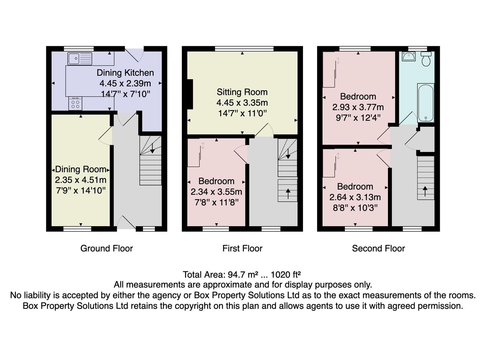 17, Neville Road, Otley floorplan