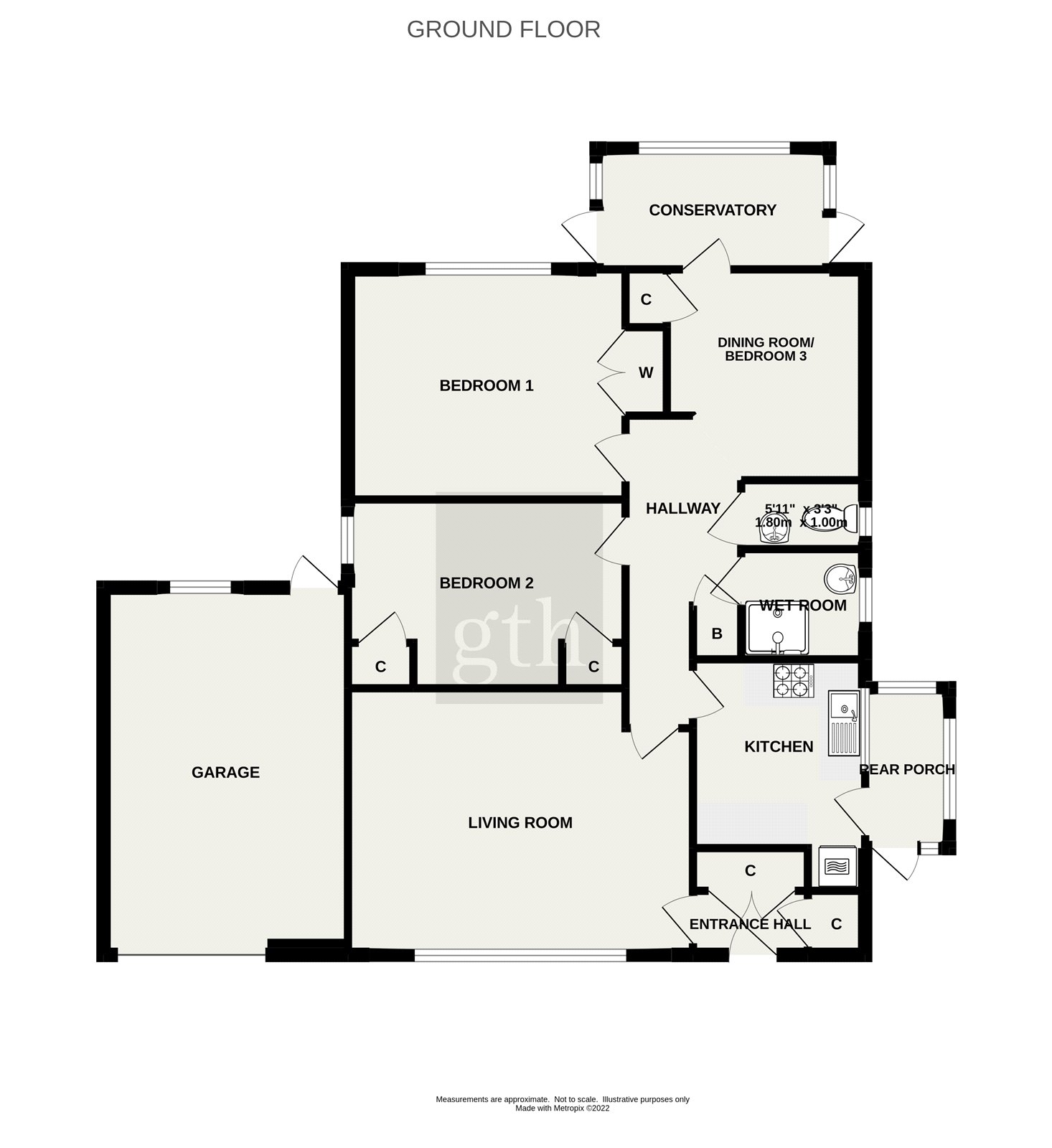 Edgemoor, 6, Woodside Close, Minehead floorplan