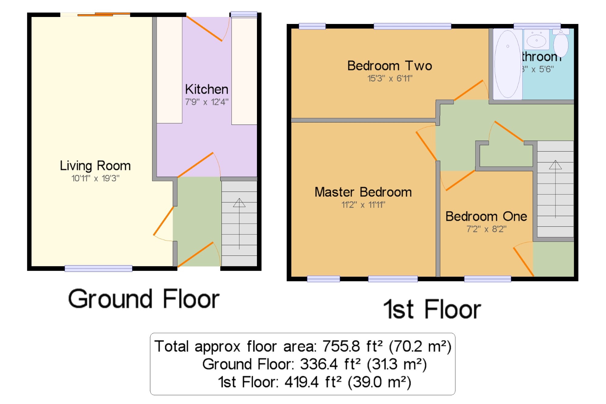 3 Bedrooms Terraced house for sale in Bathurst Road, Hemel Hempstead, Hertfordshire HP2