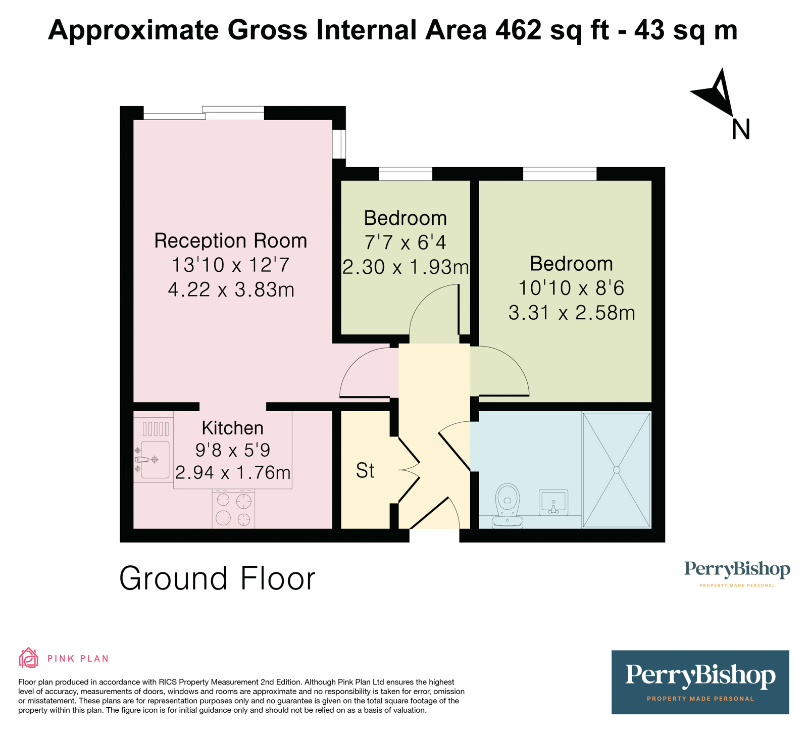 80, Barclay Court, Cirencester floorplan
