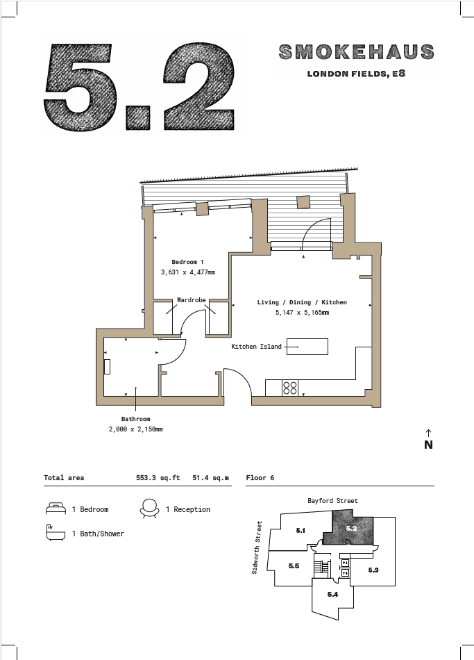 The Smokehaus, London Fields, E8, London floorplan