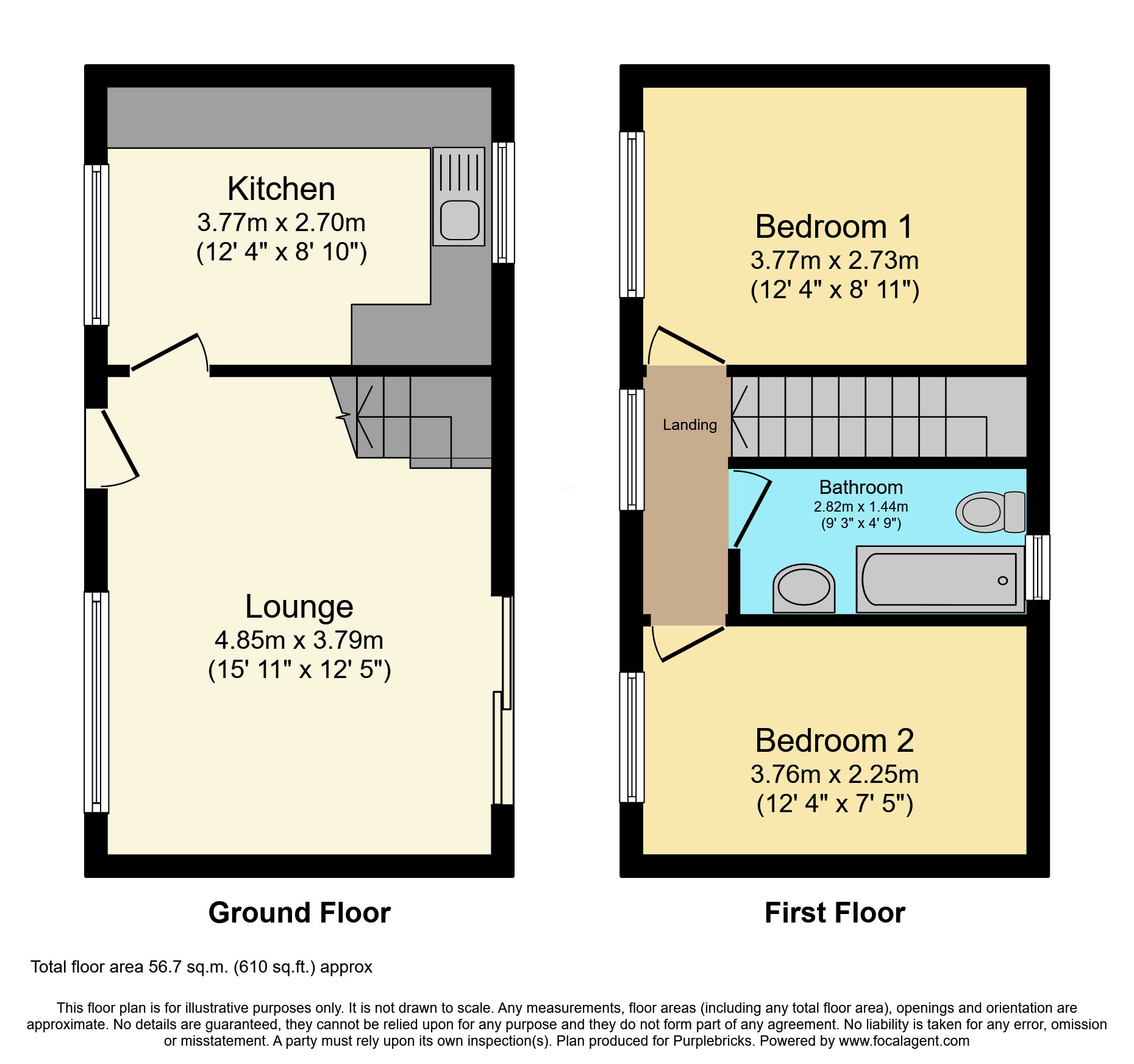 14, Ellerton Way, Liverpool floorplan