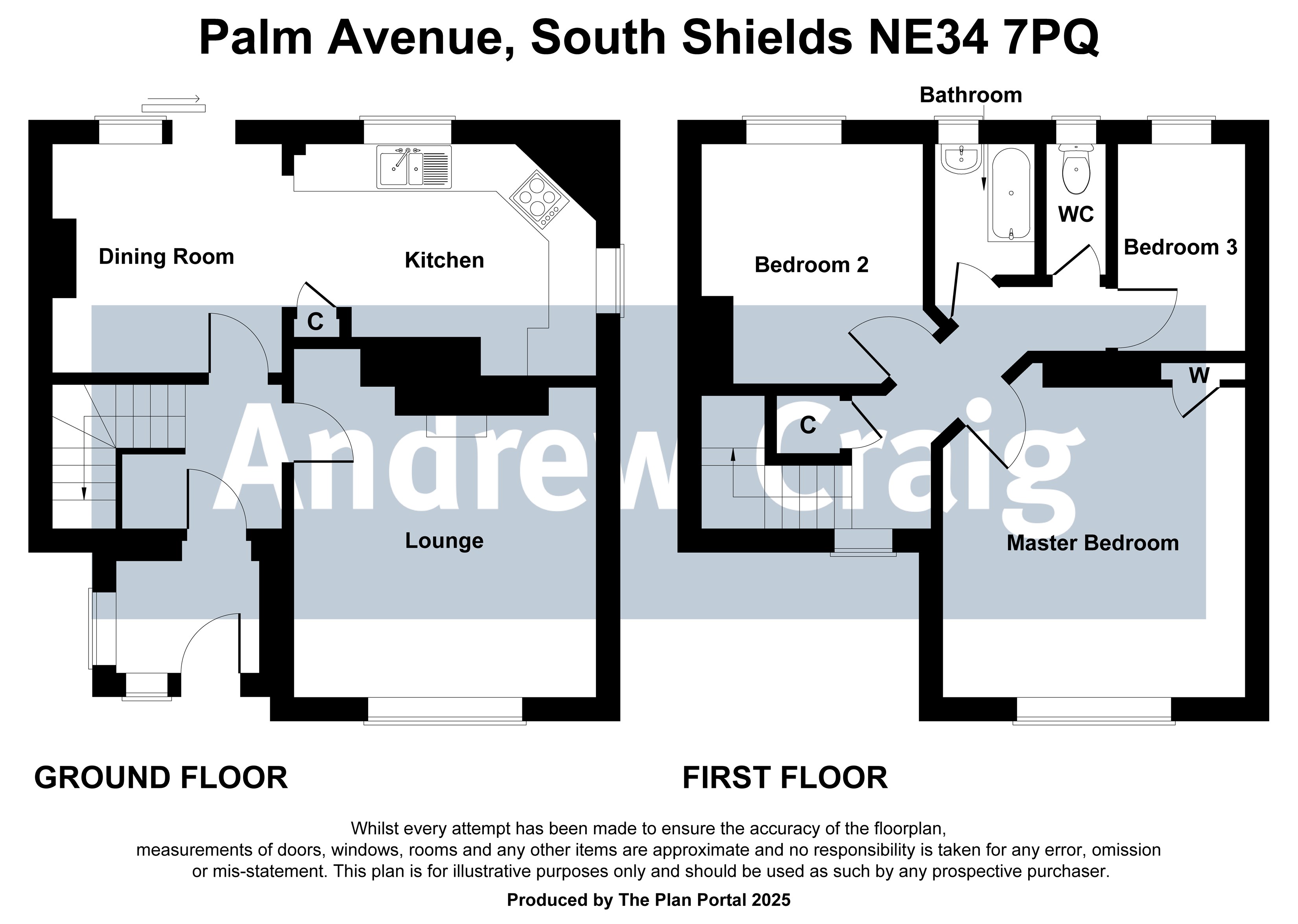 42 Palm Avenue, South Shields floorplan