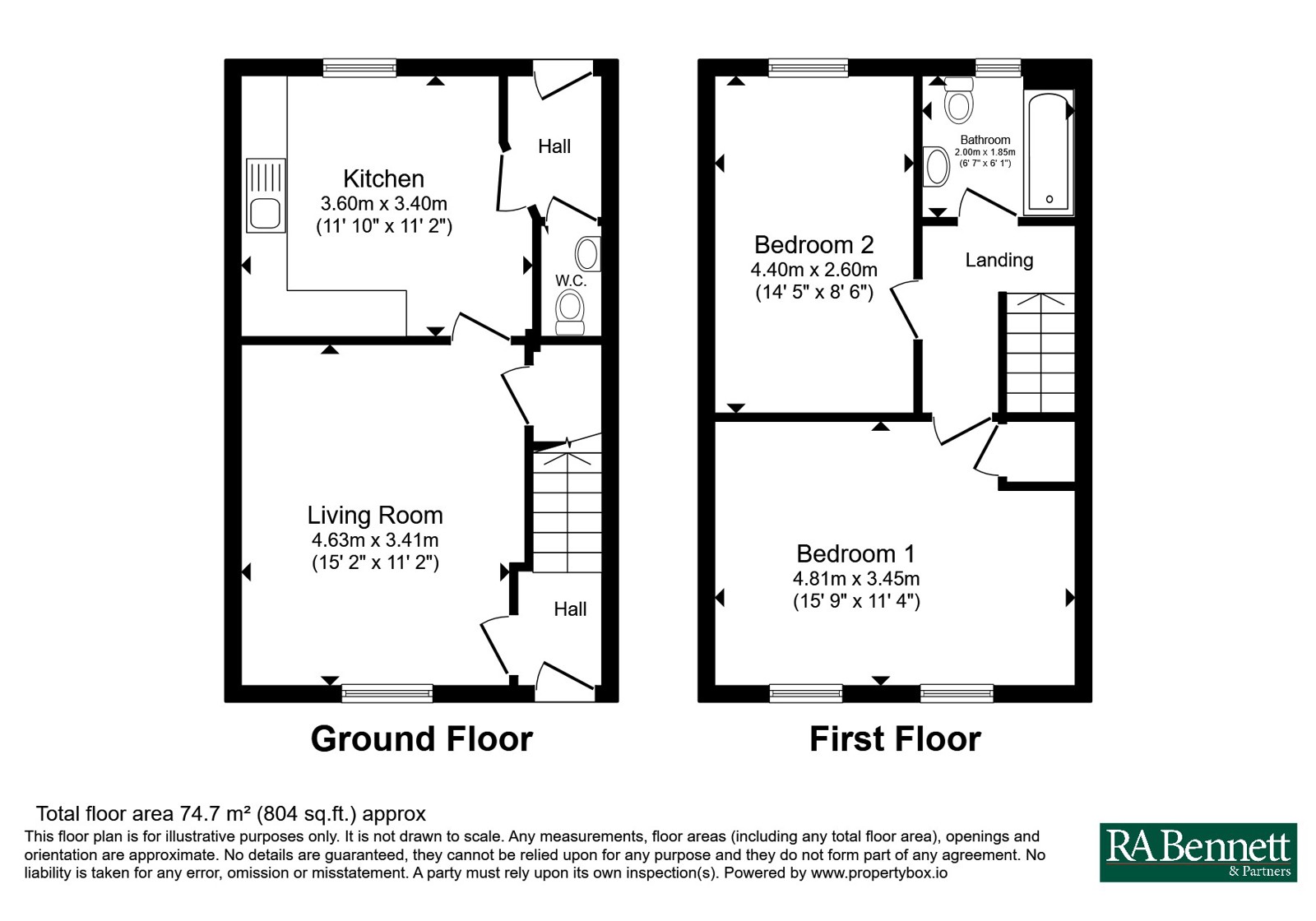 52, Worths Way, Warwickshire floorplan