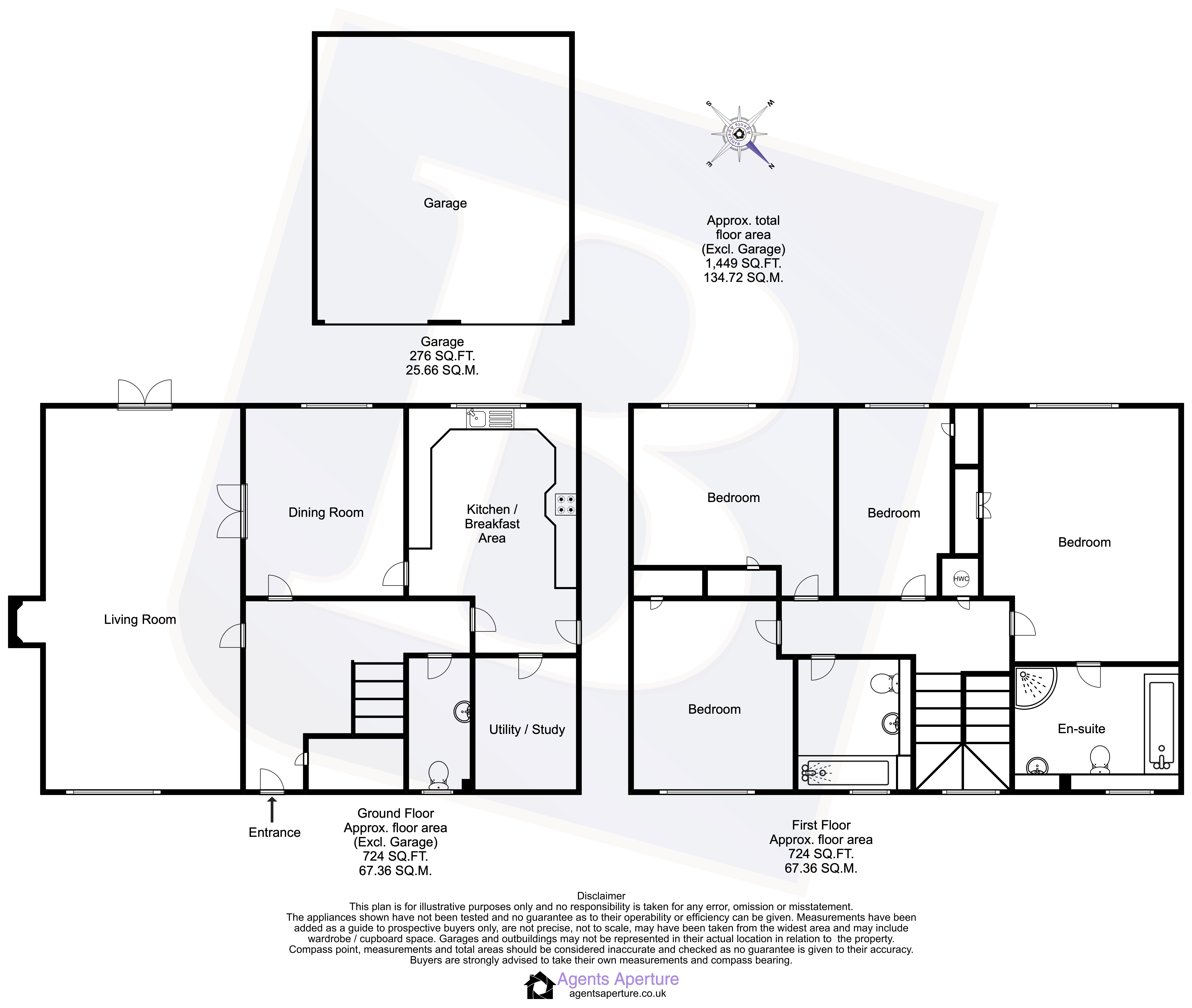 3, Upper Hook, Essex floorplan