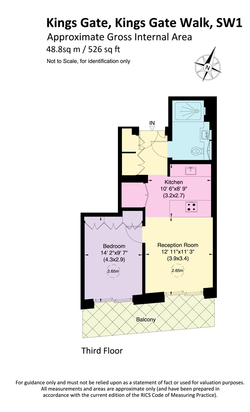 3.08, Kings Gate, Westminster floorplan