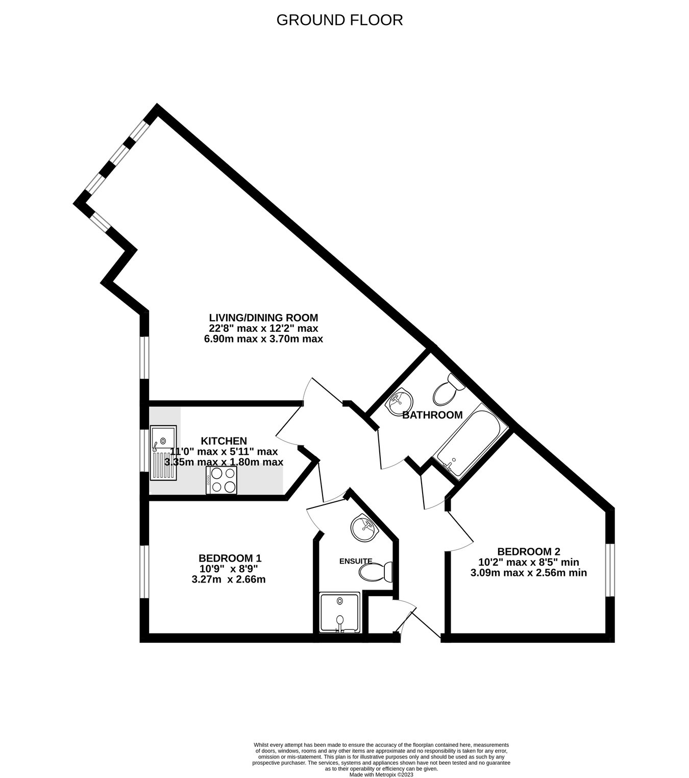 67, The Hawthorns, Flitwick floorplan