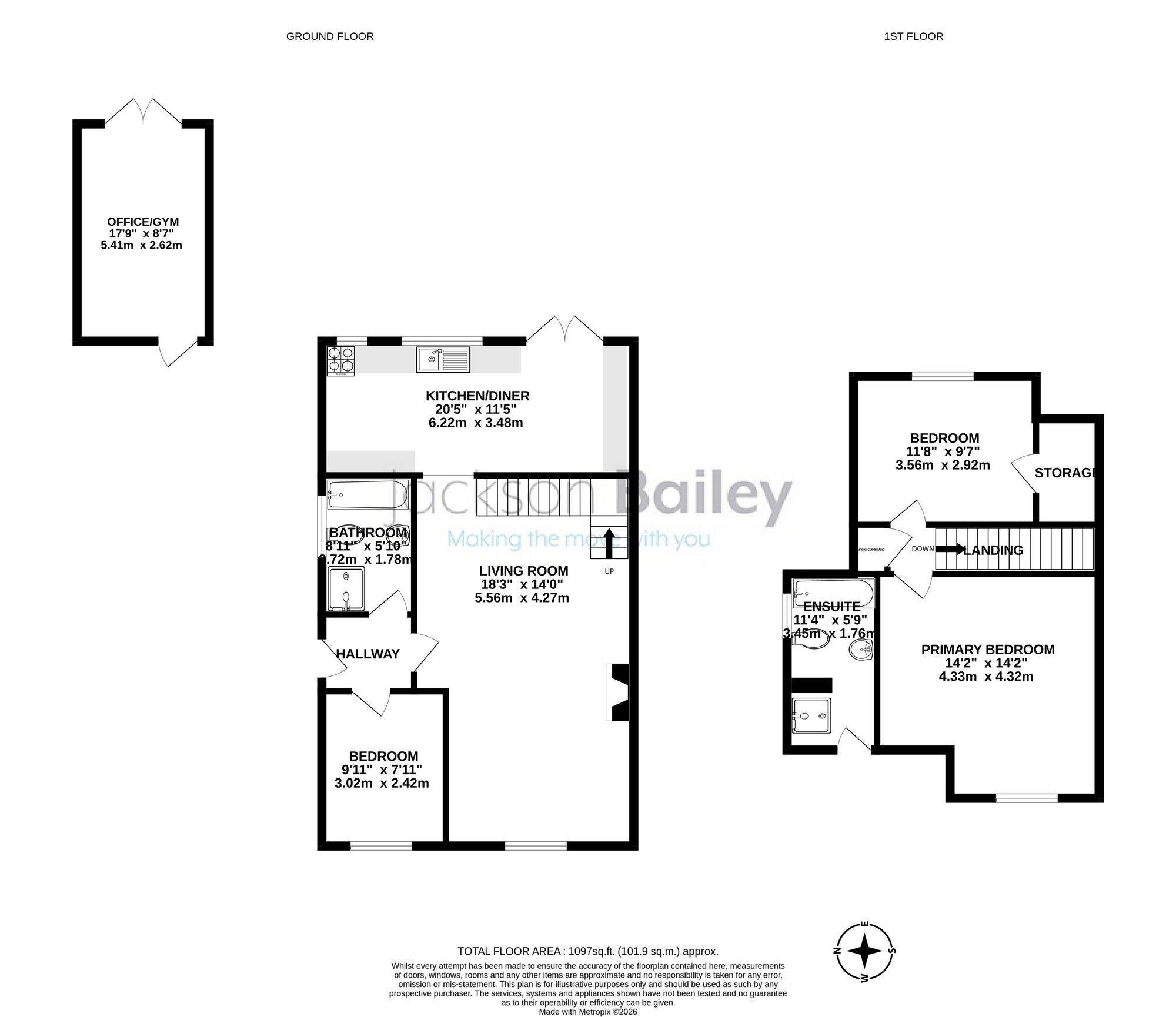 13 Clifton Gardens, Southampton floorplan