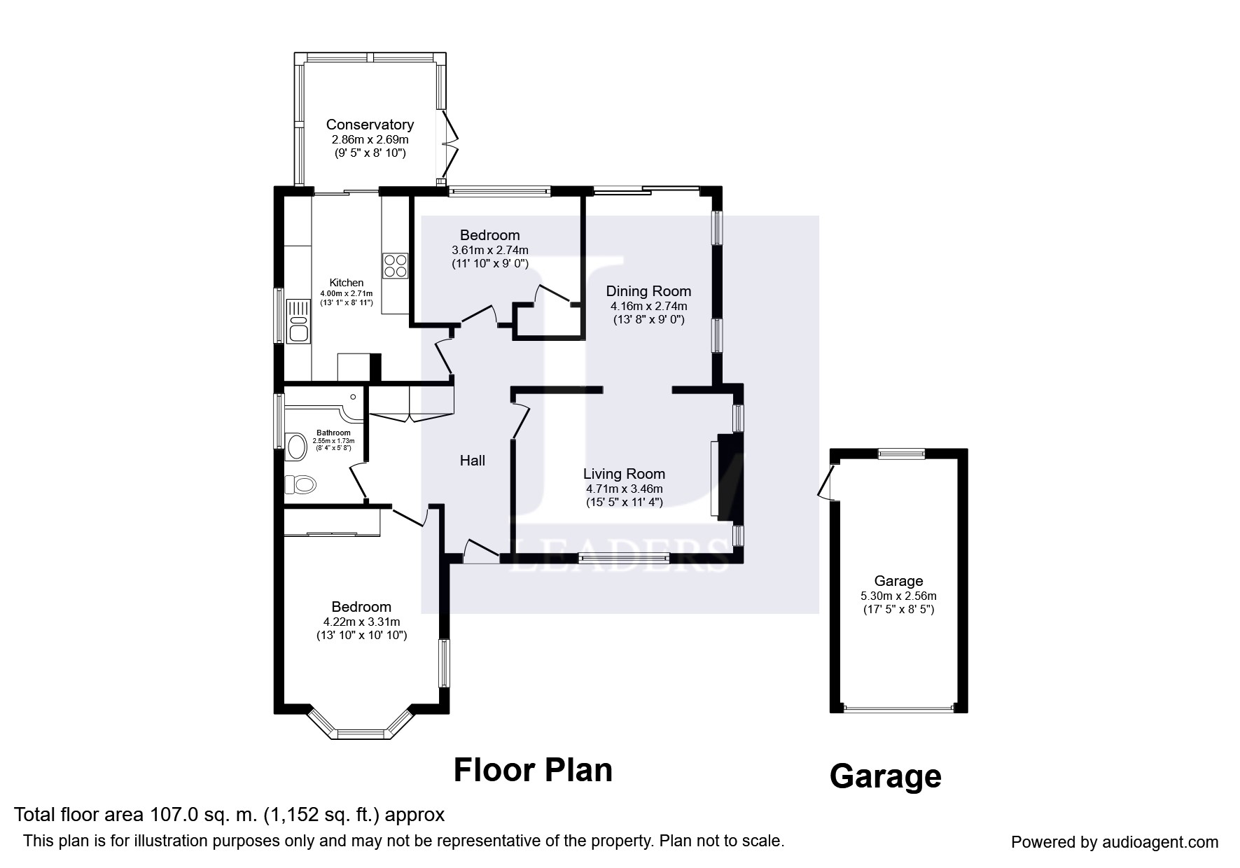 2 Bedrooms Bungalow to rent in Tudor Close, Findon, Worthing BN14