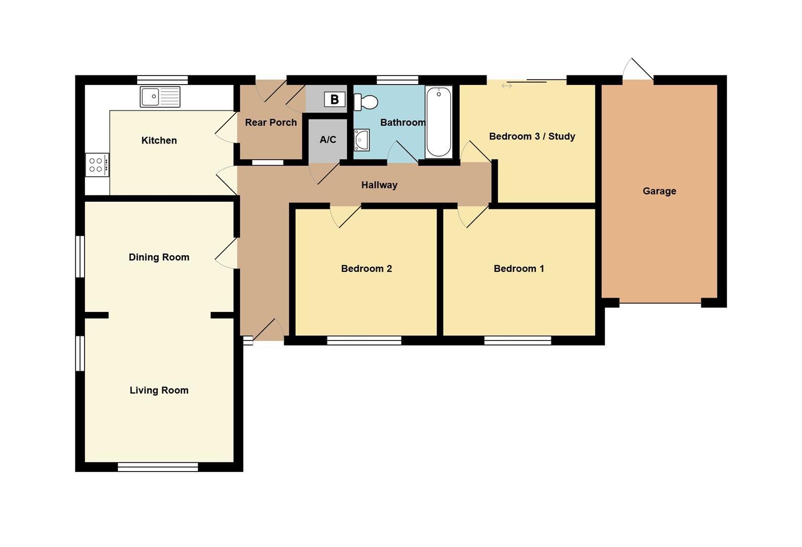 72, Seagate Road, Long Sutton Spalding floorplan