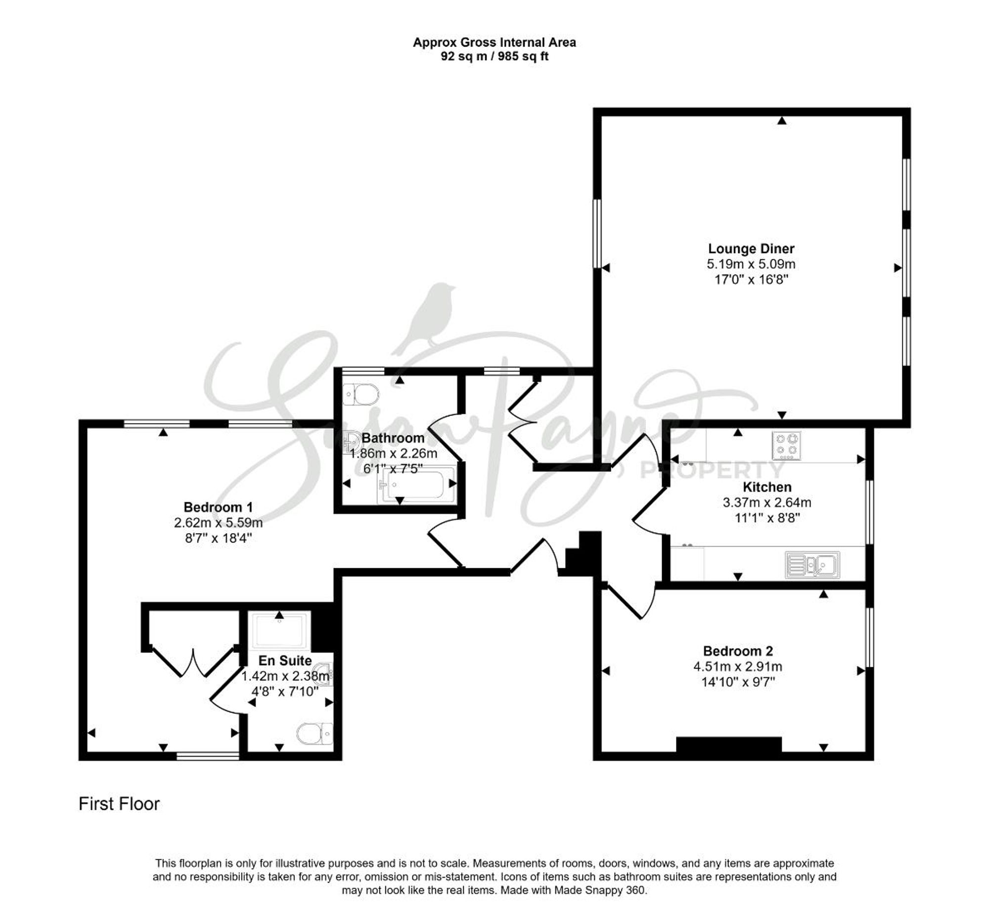 7, Tennyson Rise, Whitecroft Park floorplan