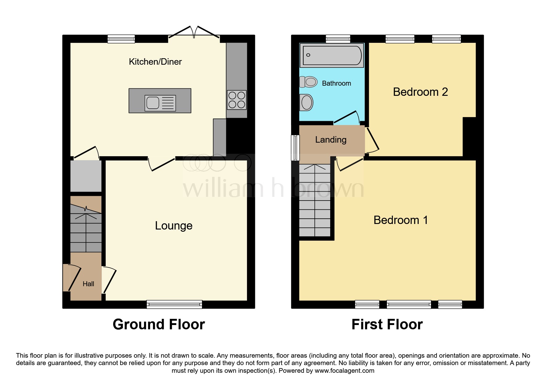 44, Redvers Buller Road, Chesterfield floorplan
