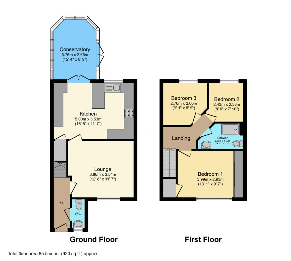 9, Sycamore Court, St Austell floorplan