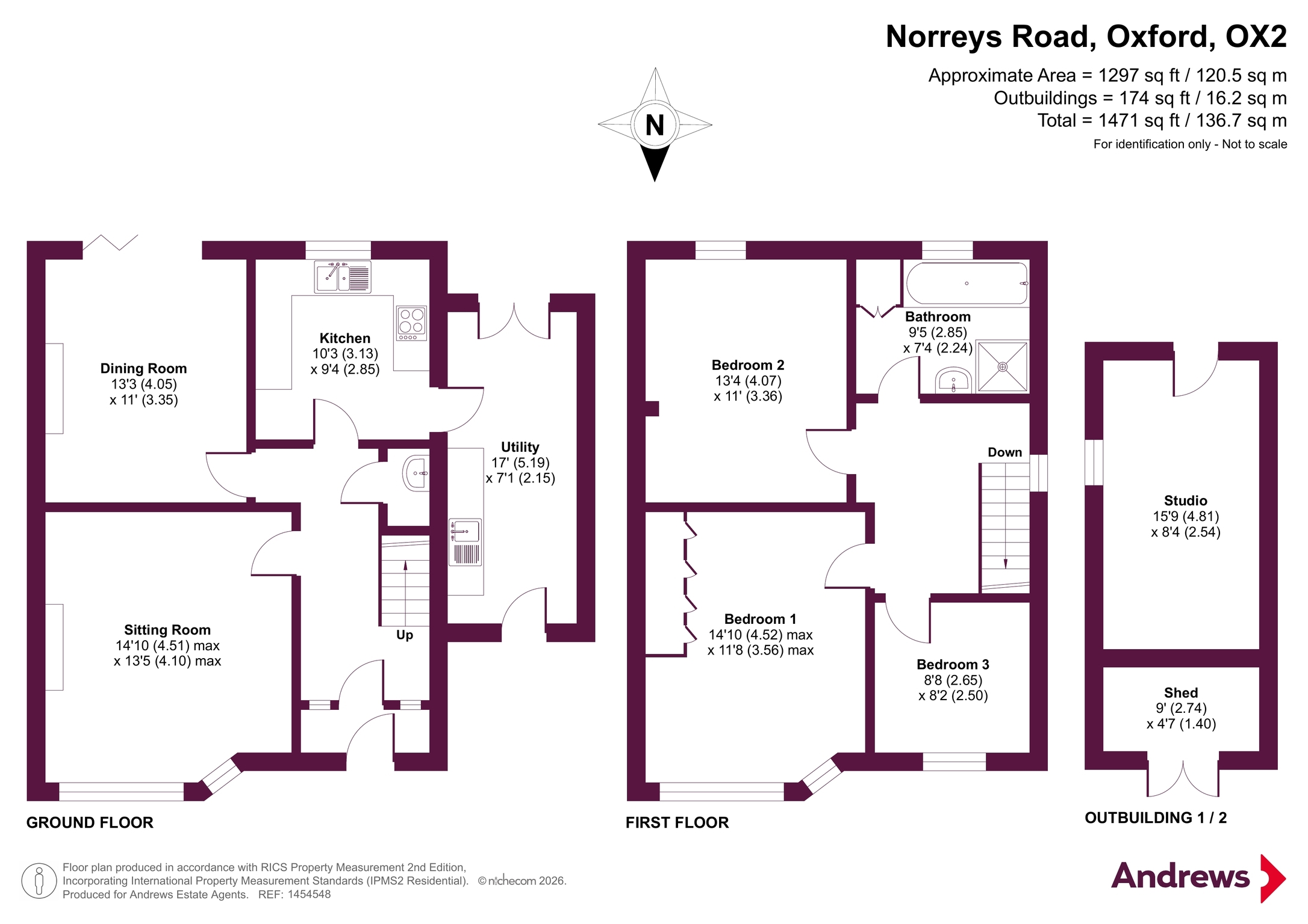 79, Norreys Road, Oxford floorplan