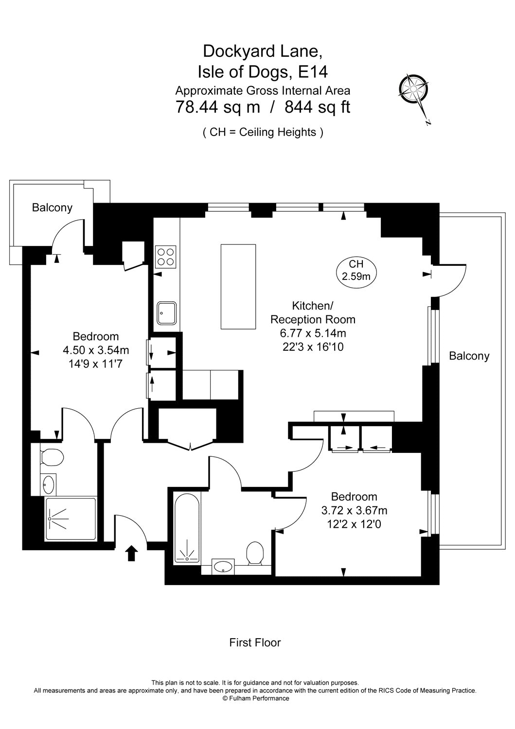 2 Bedrooms Flat to rent in Dockyard Lane, London E14