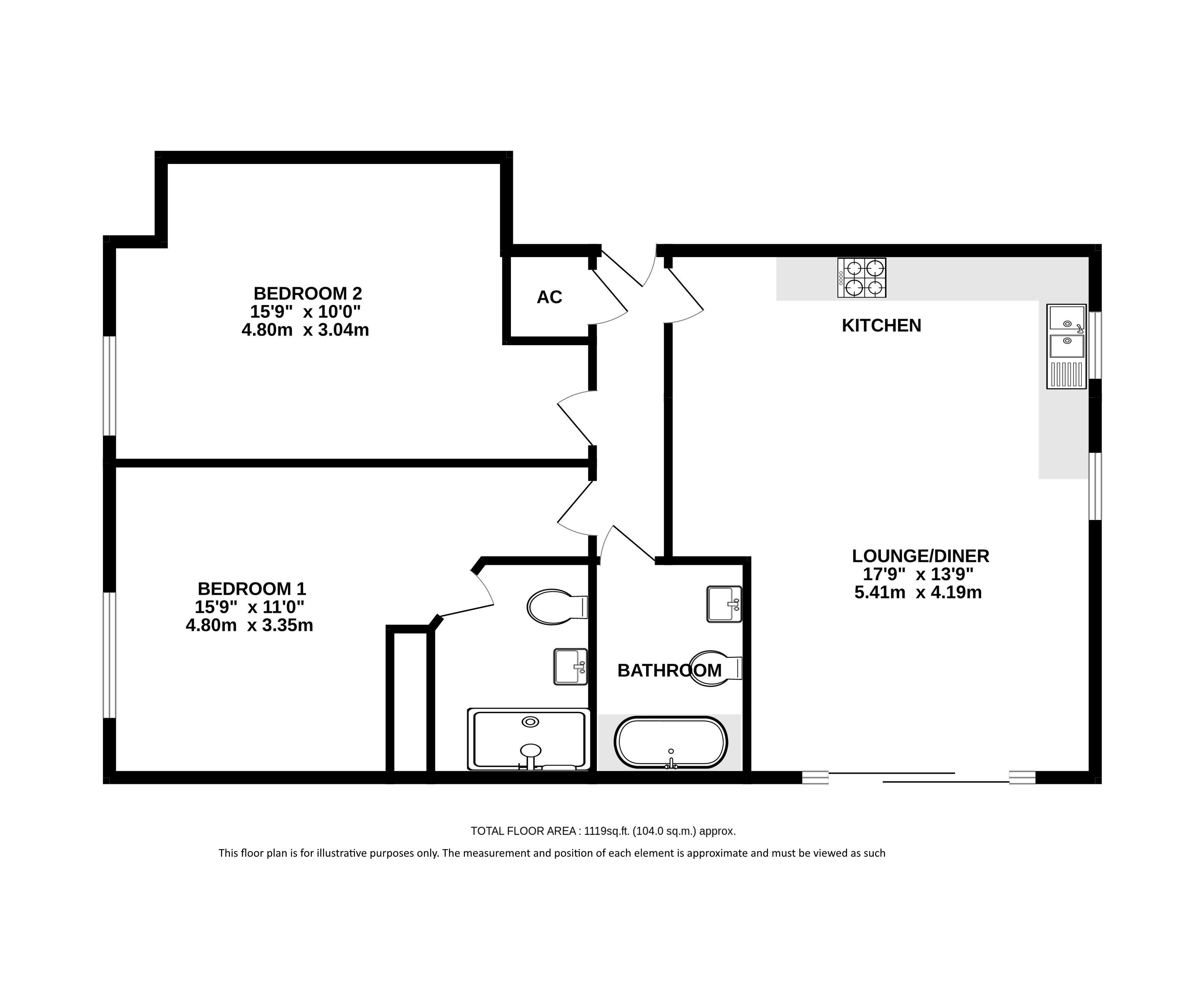 3, Sanders Place, St. Albans floorplan