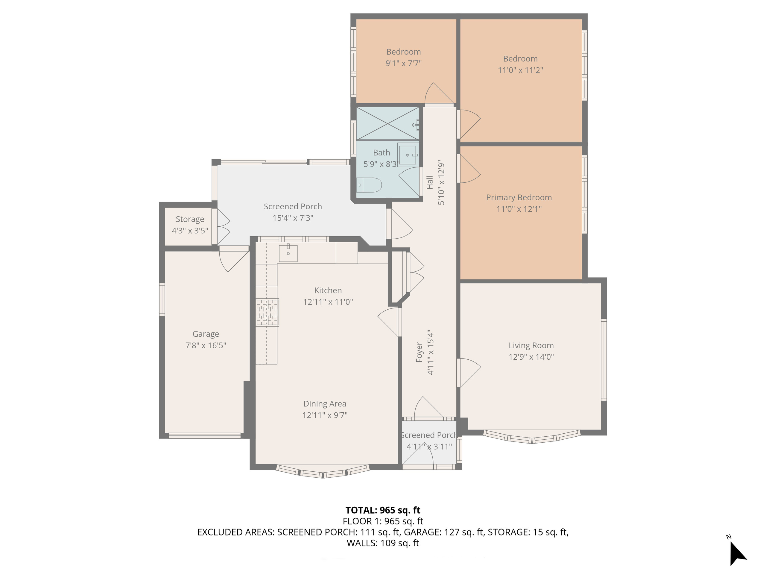 16 The Furlong, Bedford floorplan