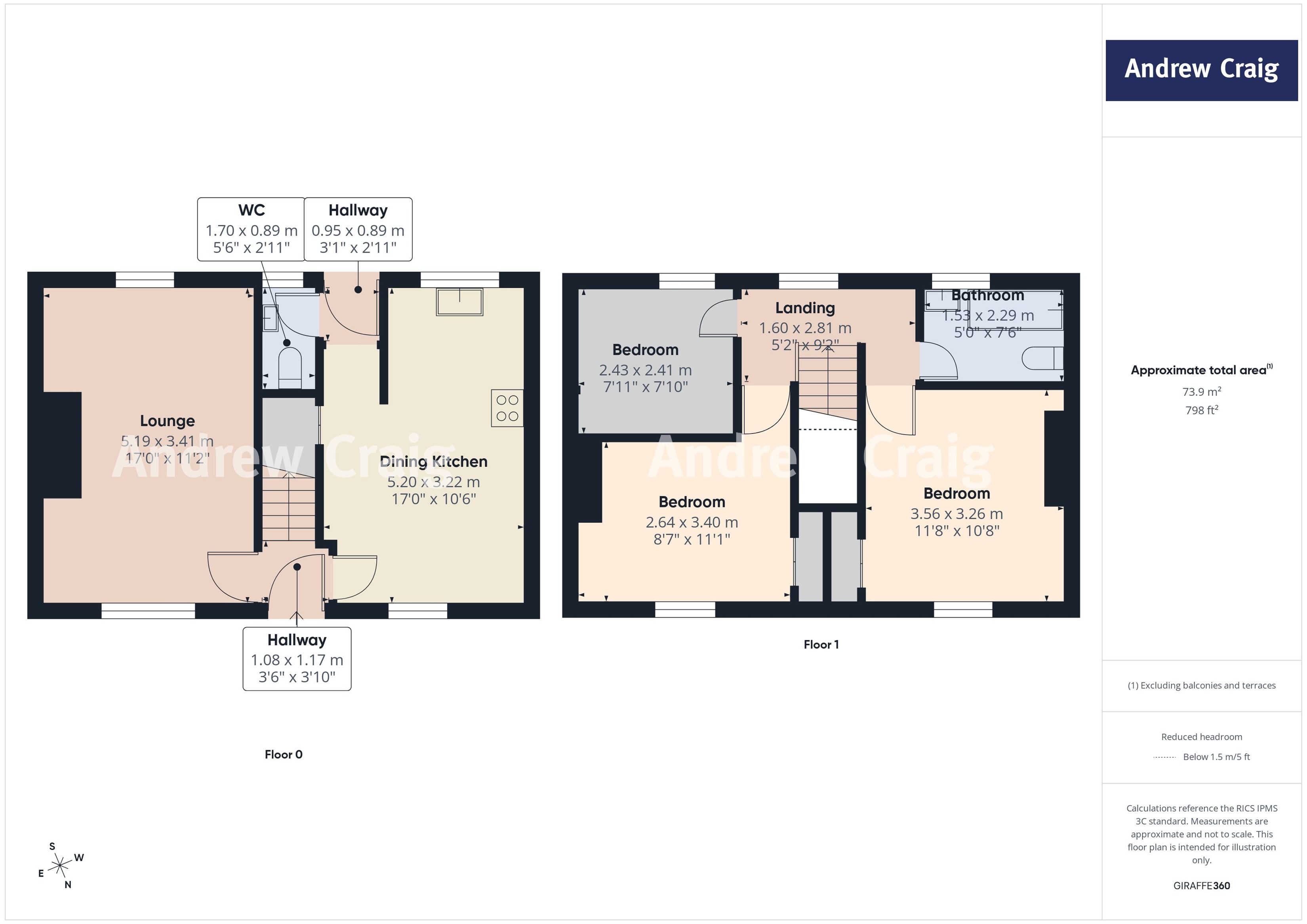 1 Garside Avenue, Birtley floorplan