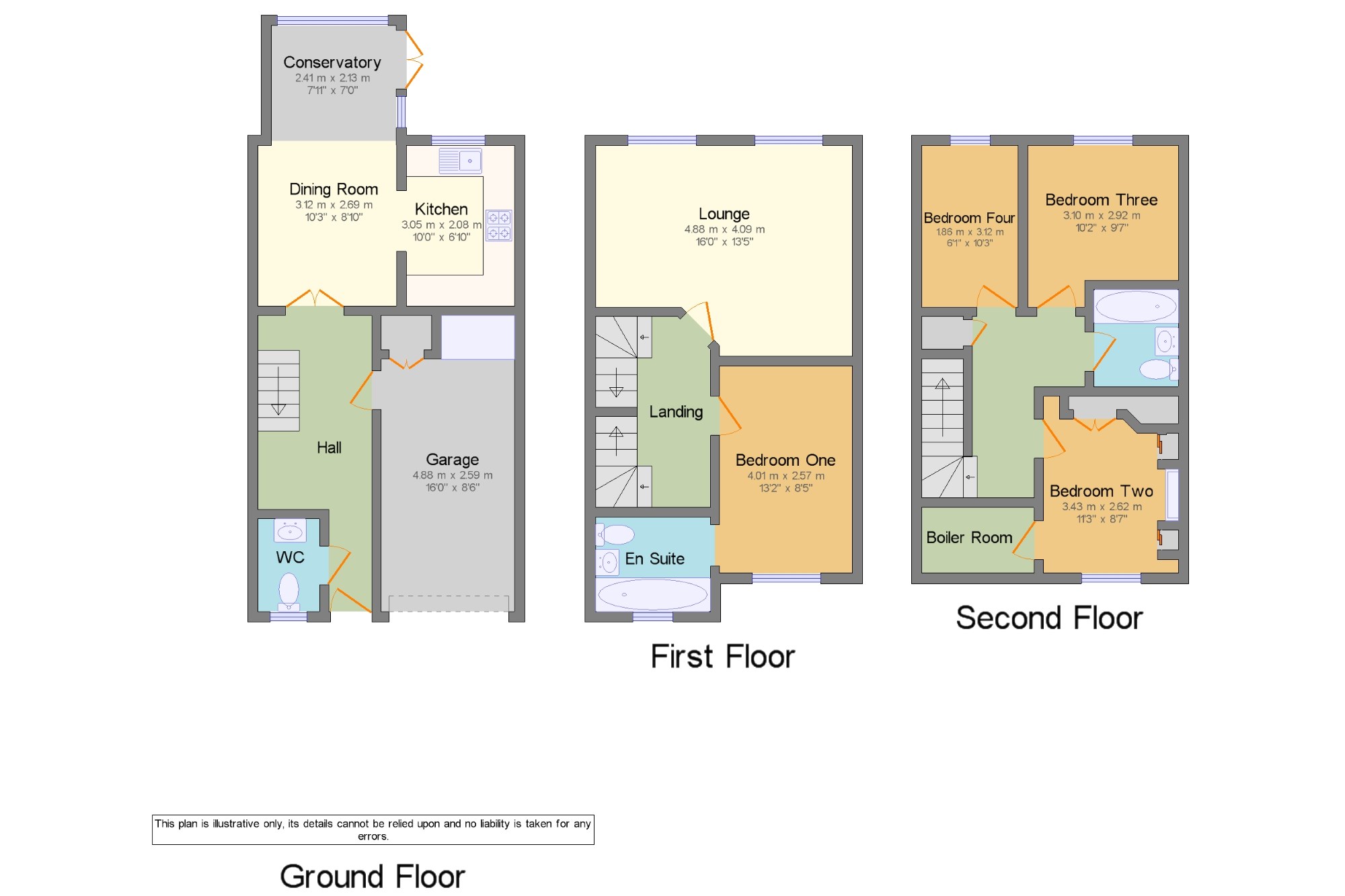 4 Bedrooms Terraced house for sale in Kingfisher Way, Bamber Bridge, Preston, Lancashire PR5