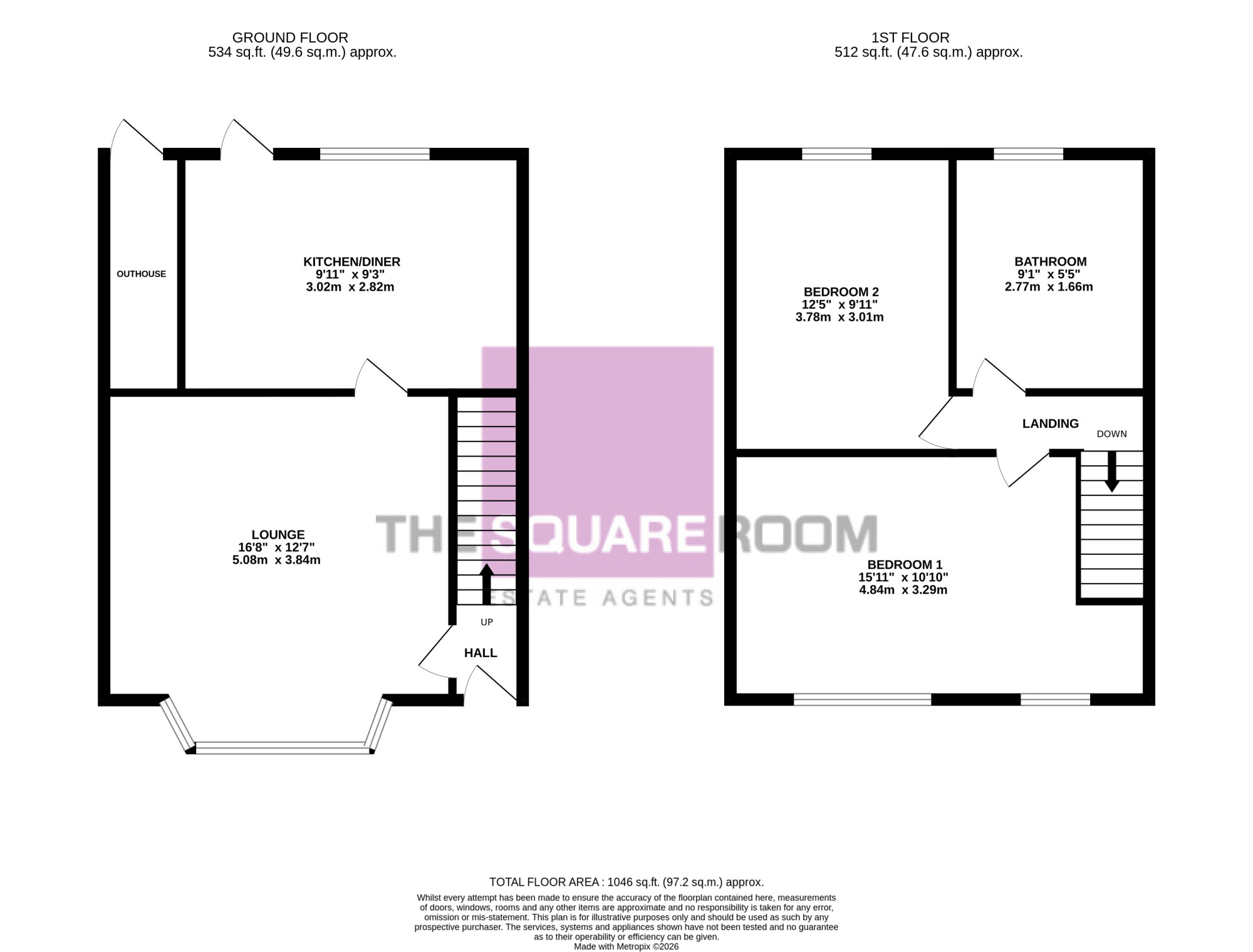 292, Newhouse Road, Blackpool floorplan