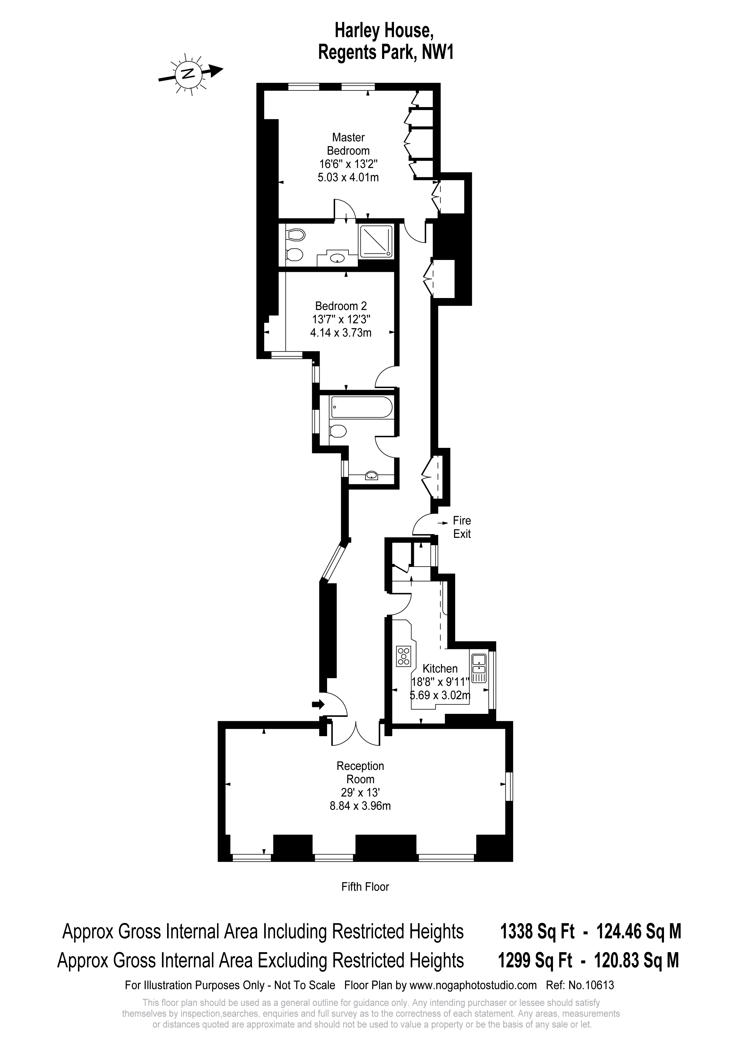 Harley House, London floorplan