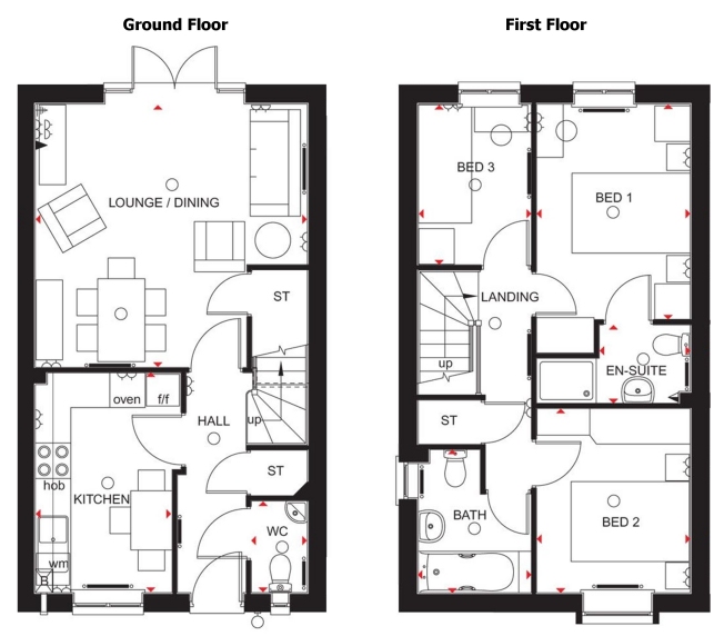 3 Bedrooms Semi-detached house to rent in Wensley Road, Waverley, Rotherham S60